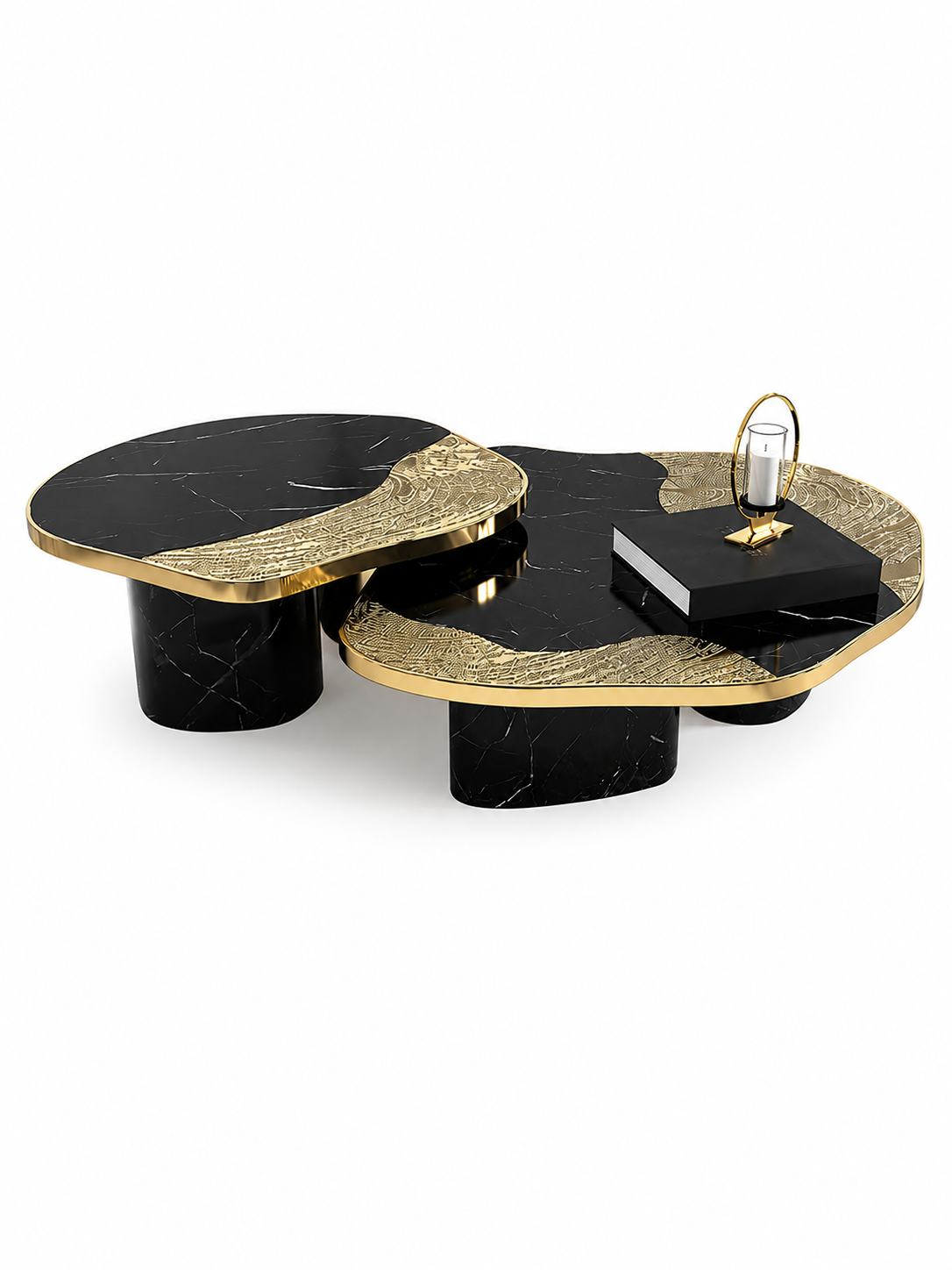 Prestige Marble & Steel Coffee Table