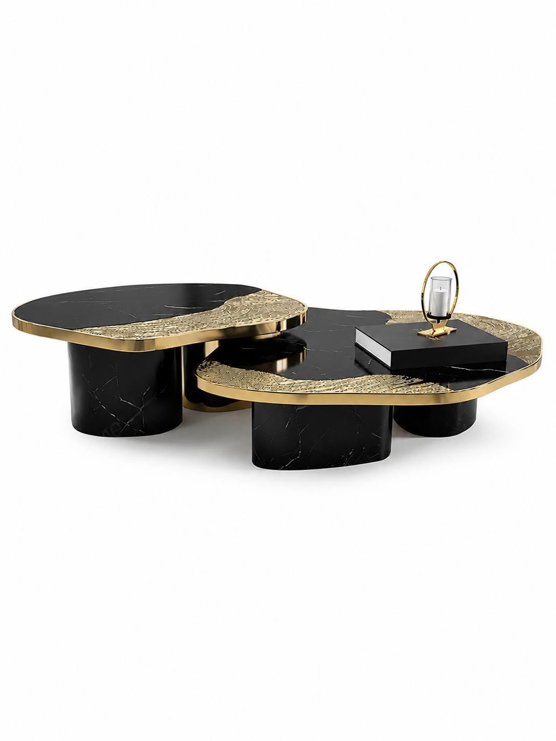 Prestige Marble & Steel Coffee Table
