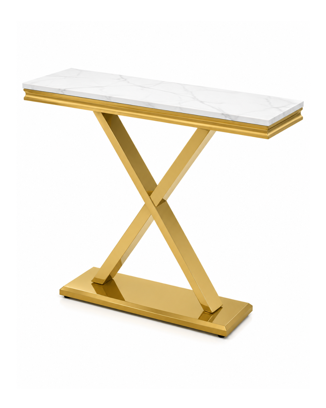Prestige X Marble & Steel Console