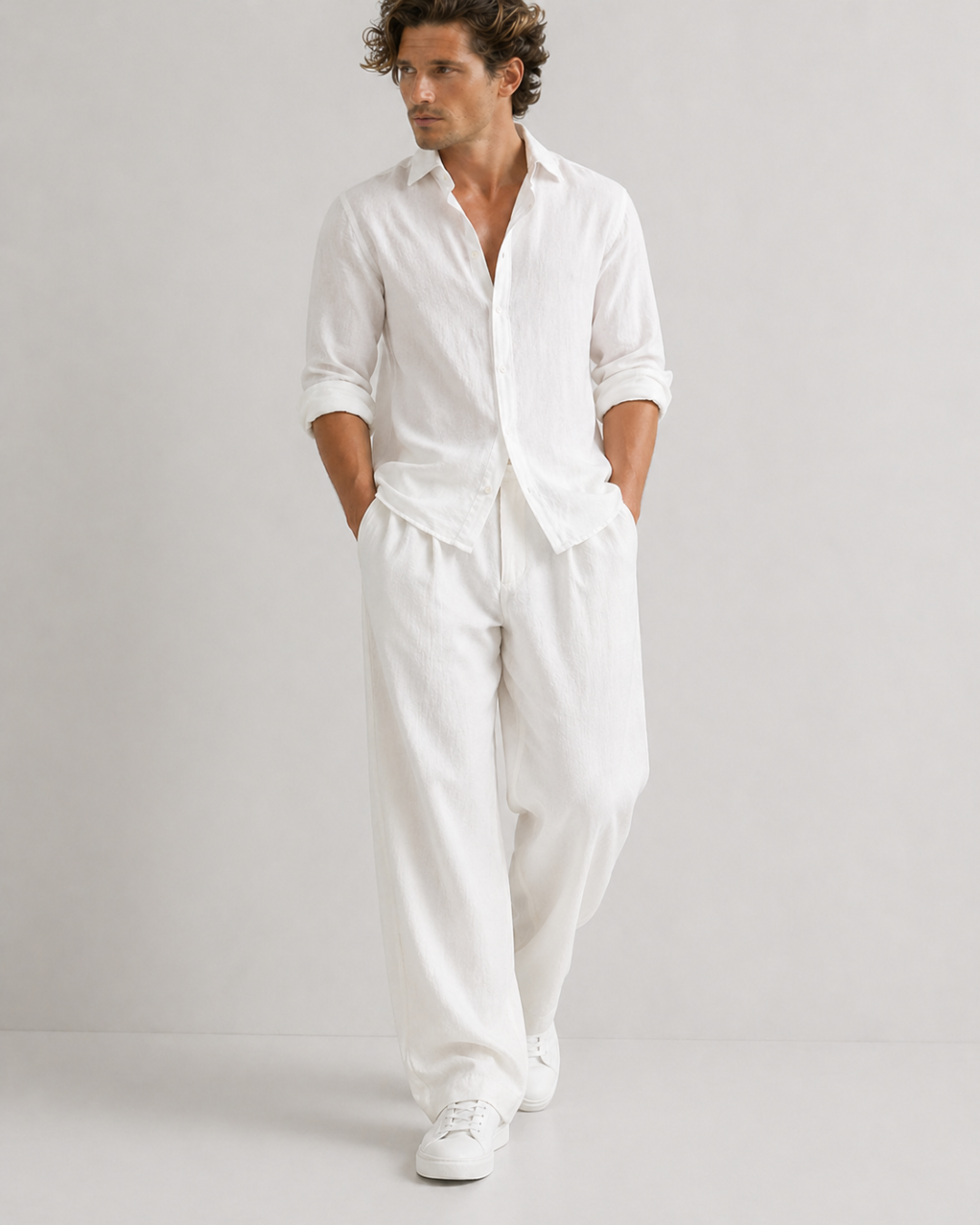 Pure European Linen – Easy Fit, Bahama Pants