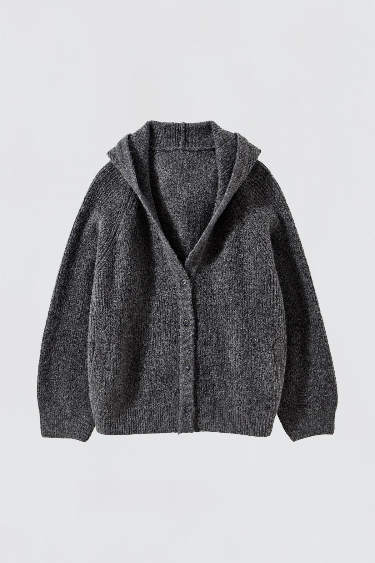 RAEL CARDIGAN IN HEATHER GRAY