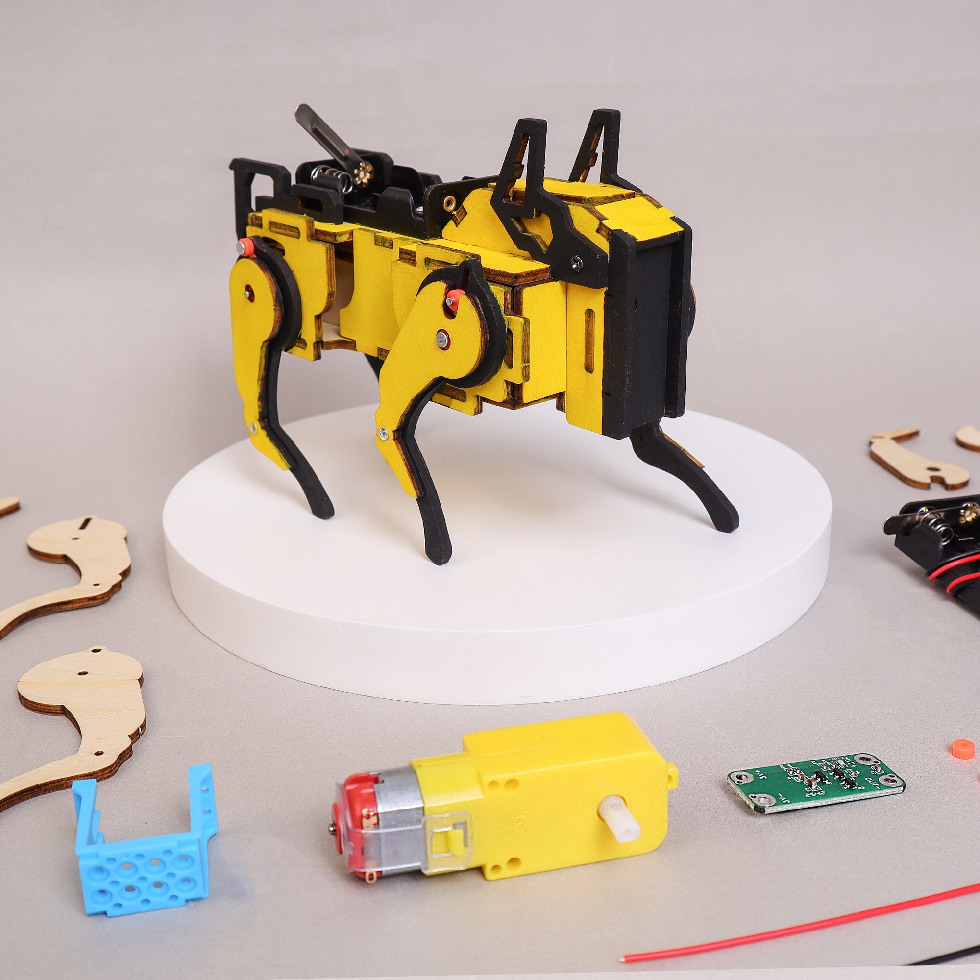 Robot Dog STEM Kit – Sound Activated DIY Toy