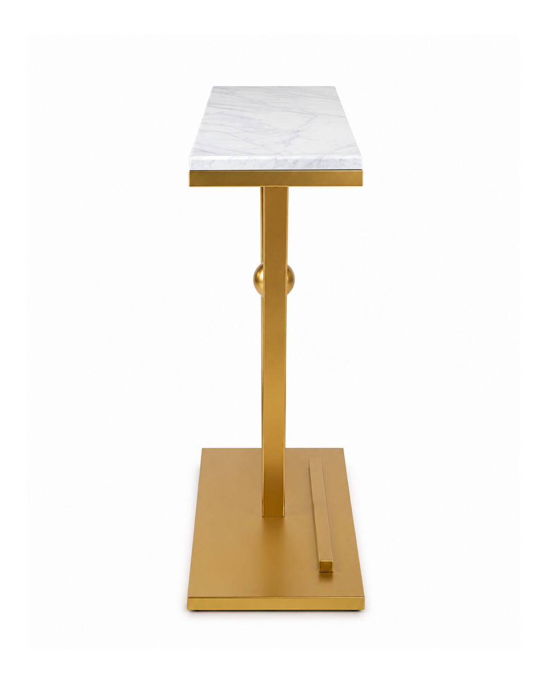 Royale Arc Marble & Steel Console Table
