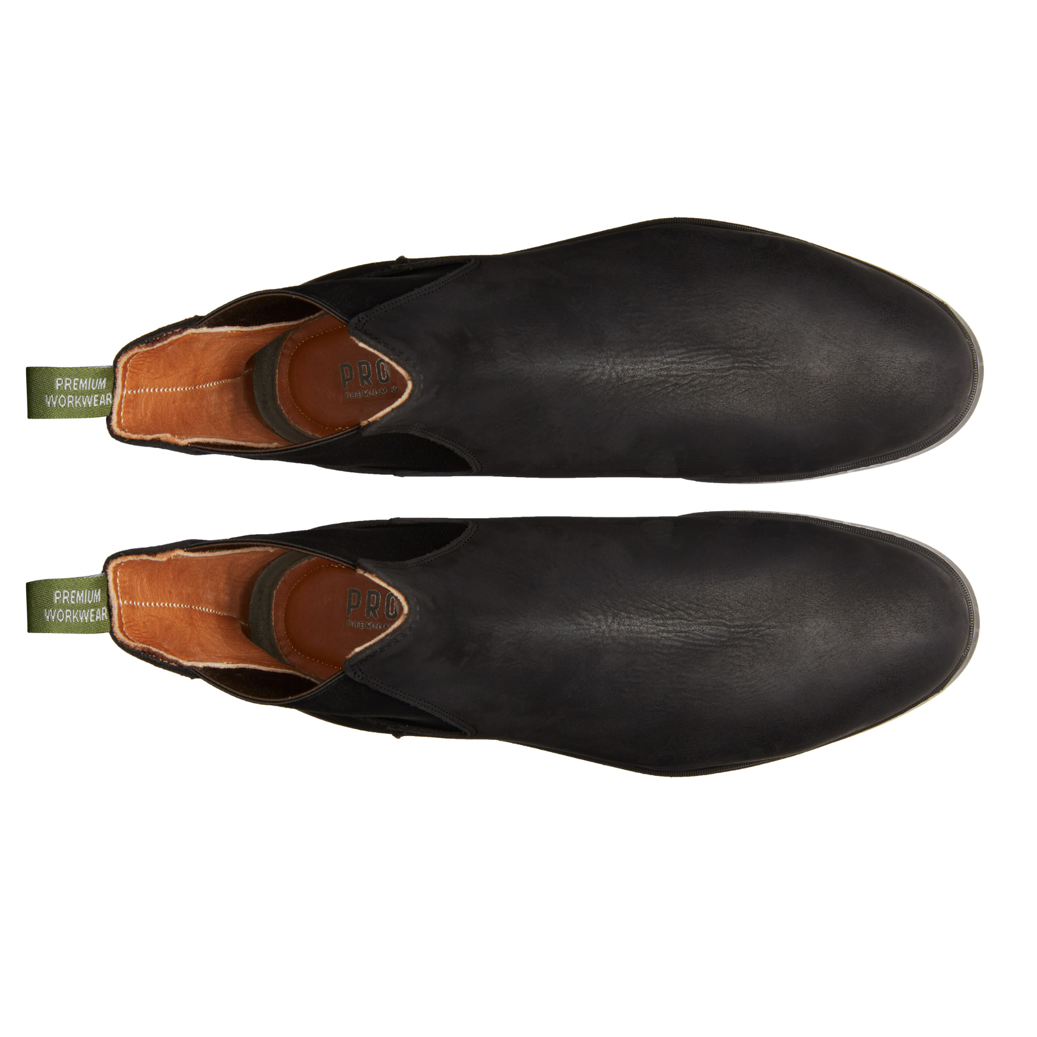 SOFT TOE CHELSEA WORK BOOT TULSA BLACK MATTE