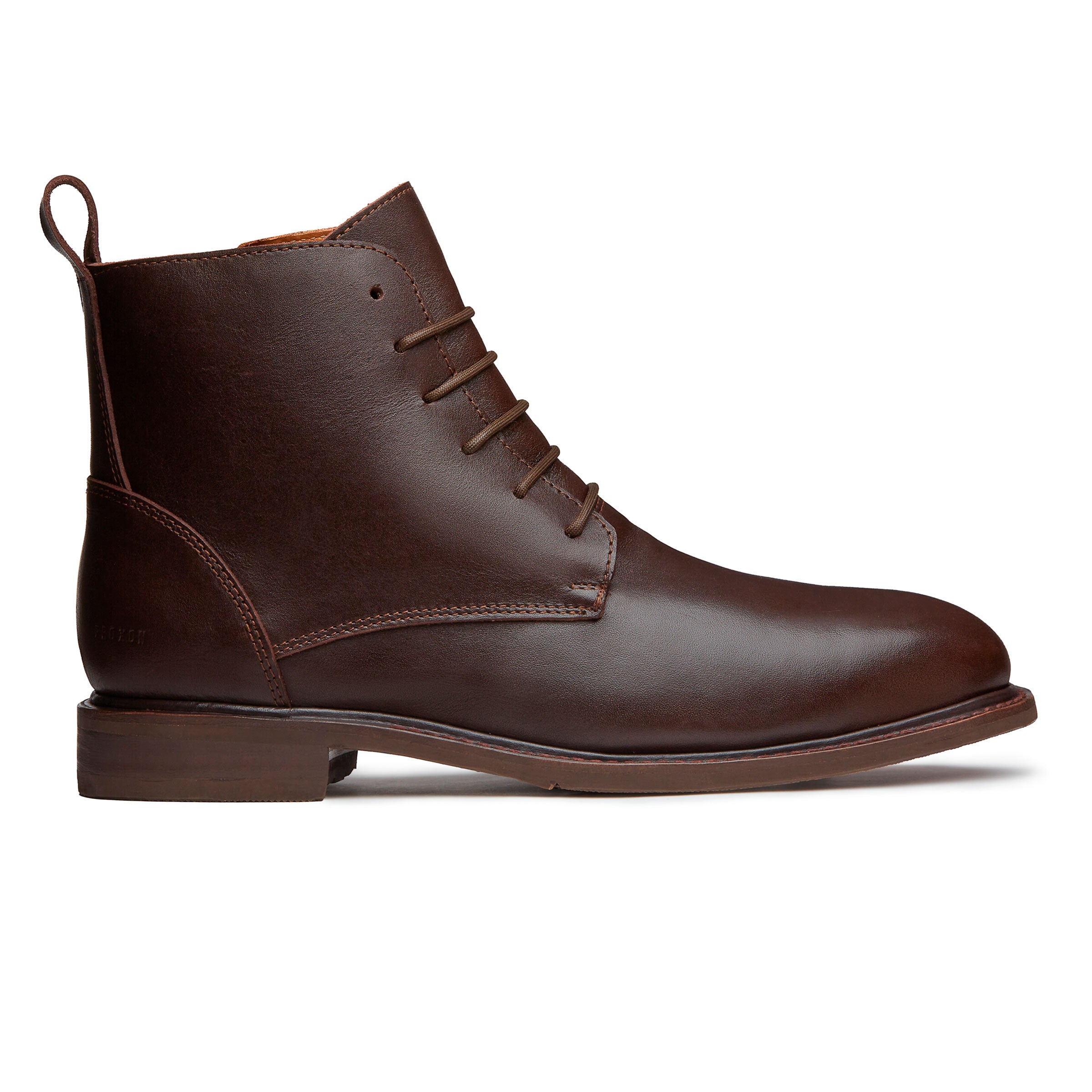 SOFT TOE LACE-UP WORK BOOT MICH BROWN