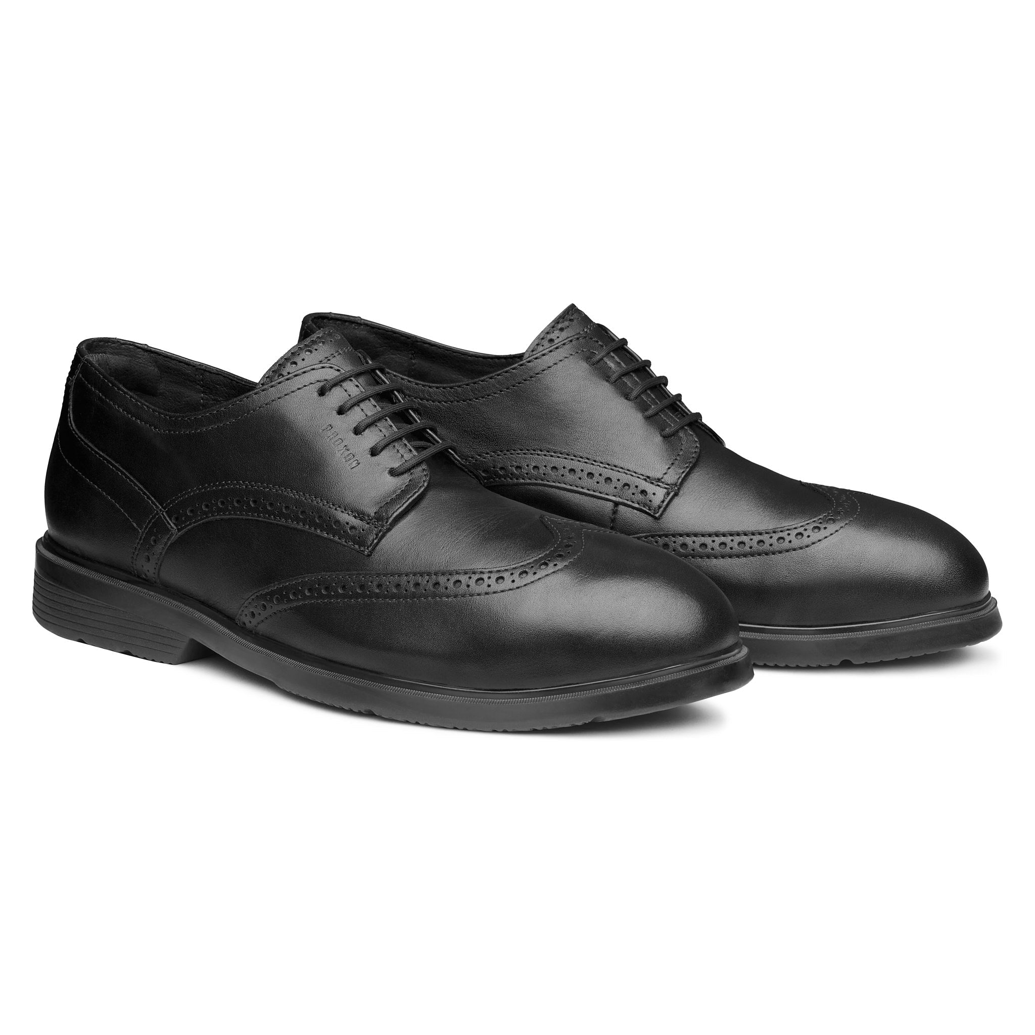 SOFT TOE OXFORD WORK SHOE CAPTAIN BLACK