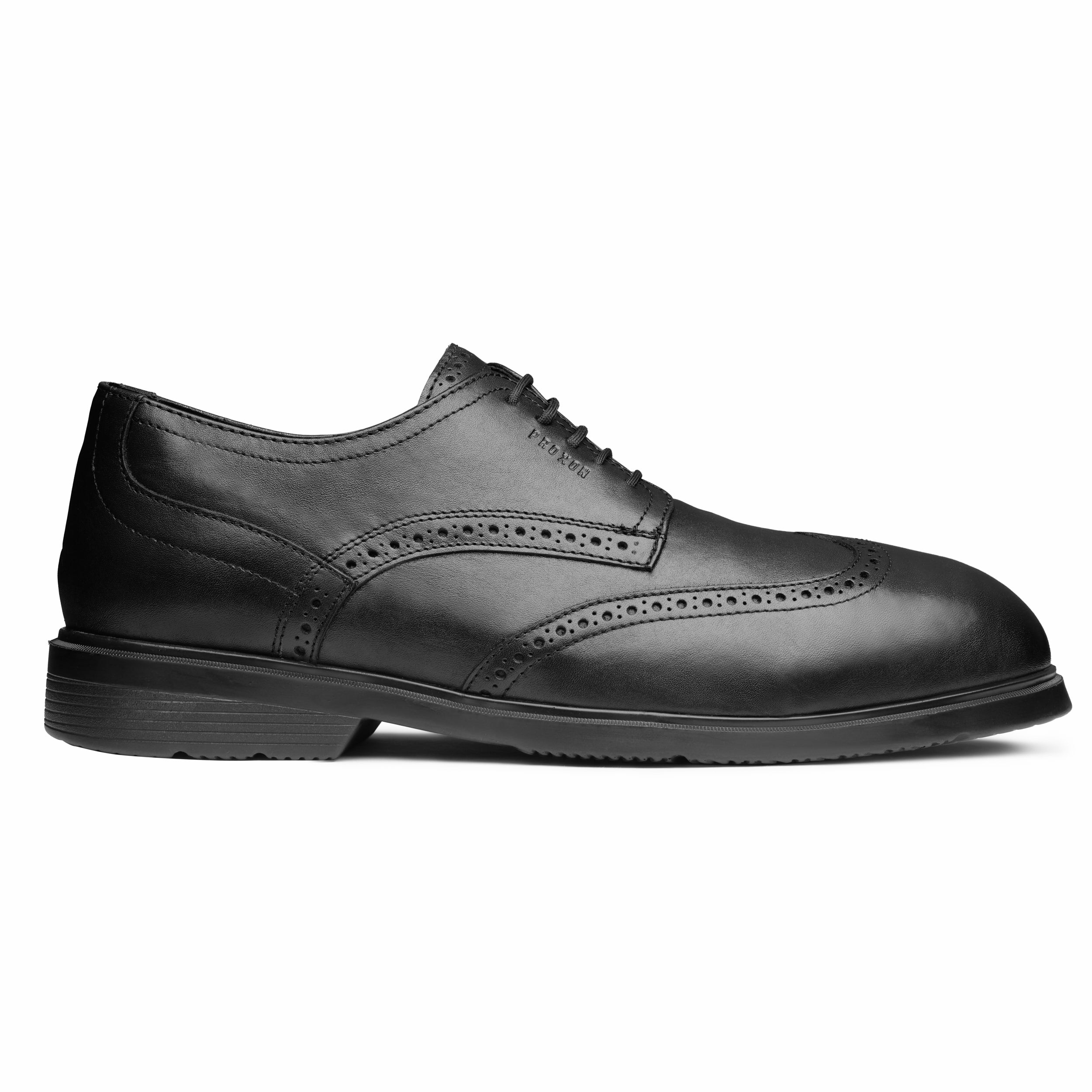 SOFT TOE OXFORD WORK SHOE CAPTAIN BLACK