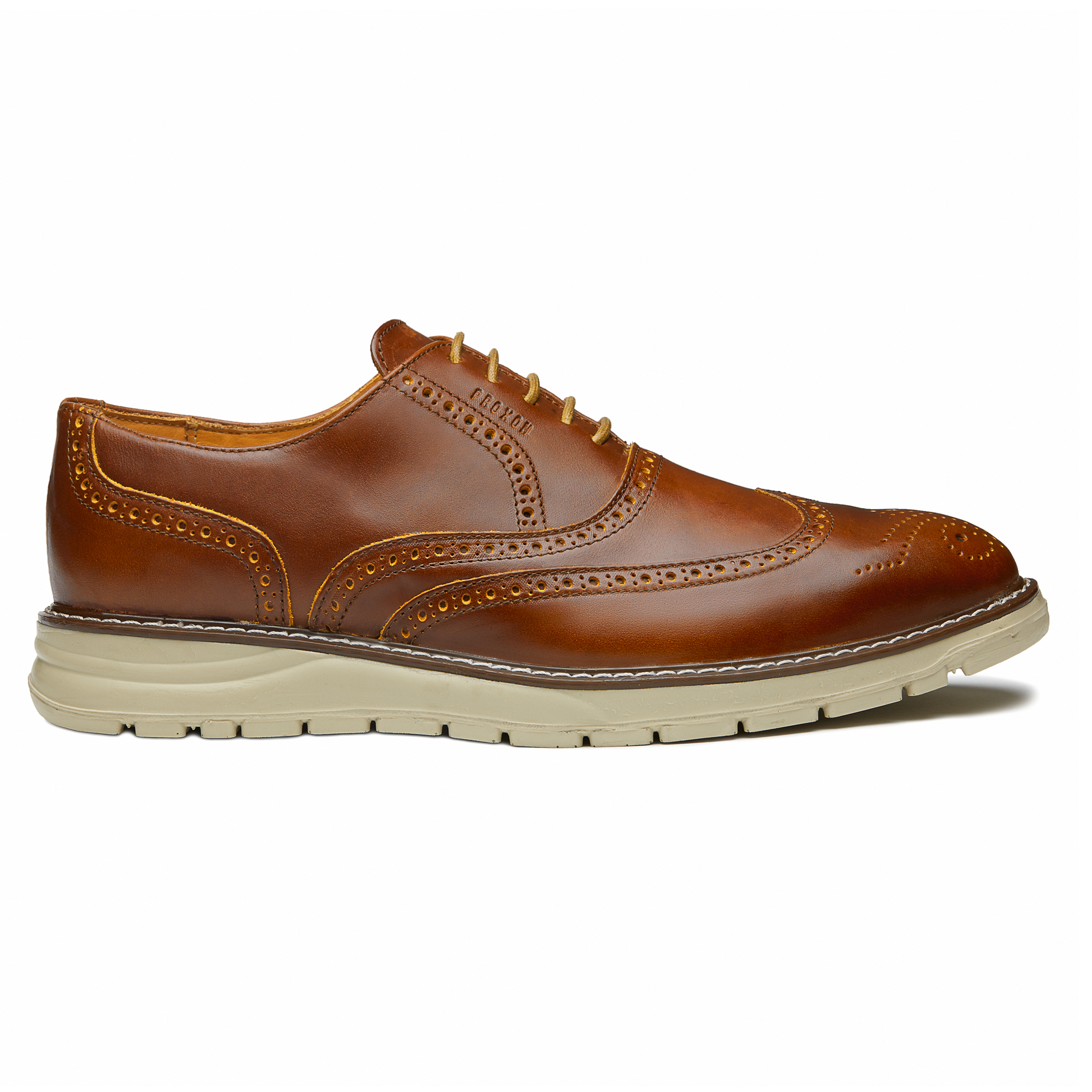 SOFT TOE OXFORD WORK SHOE VOLTA AMBER