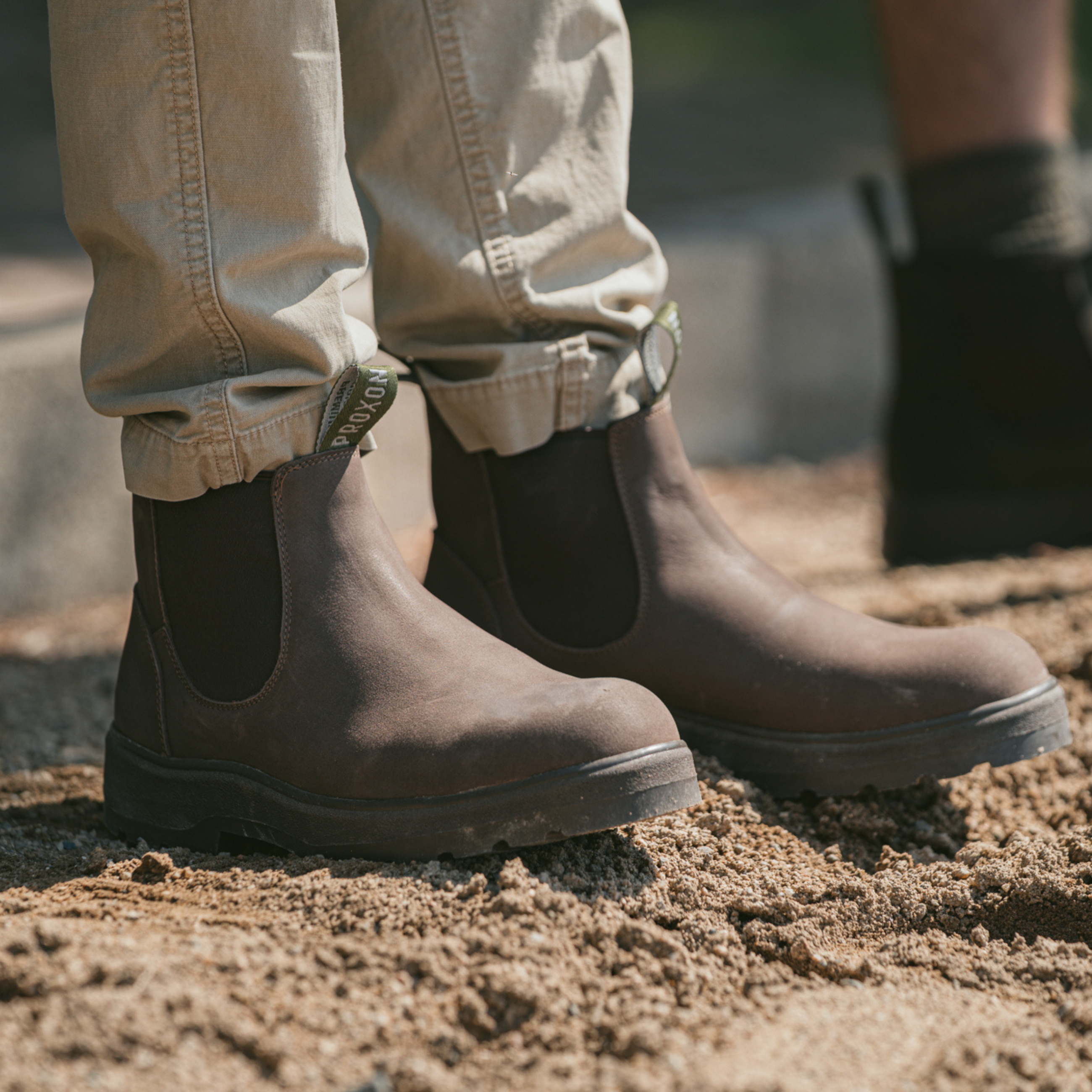 SOFT TOE RAINER CHELSEA WORK BOOT TOBACCO