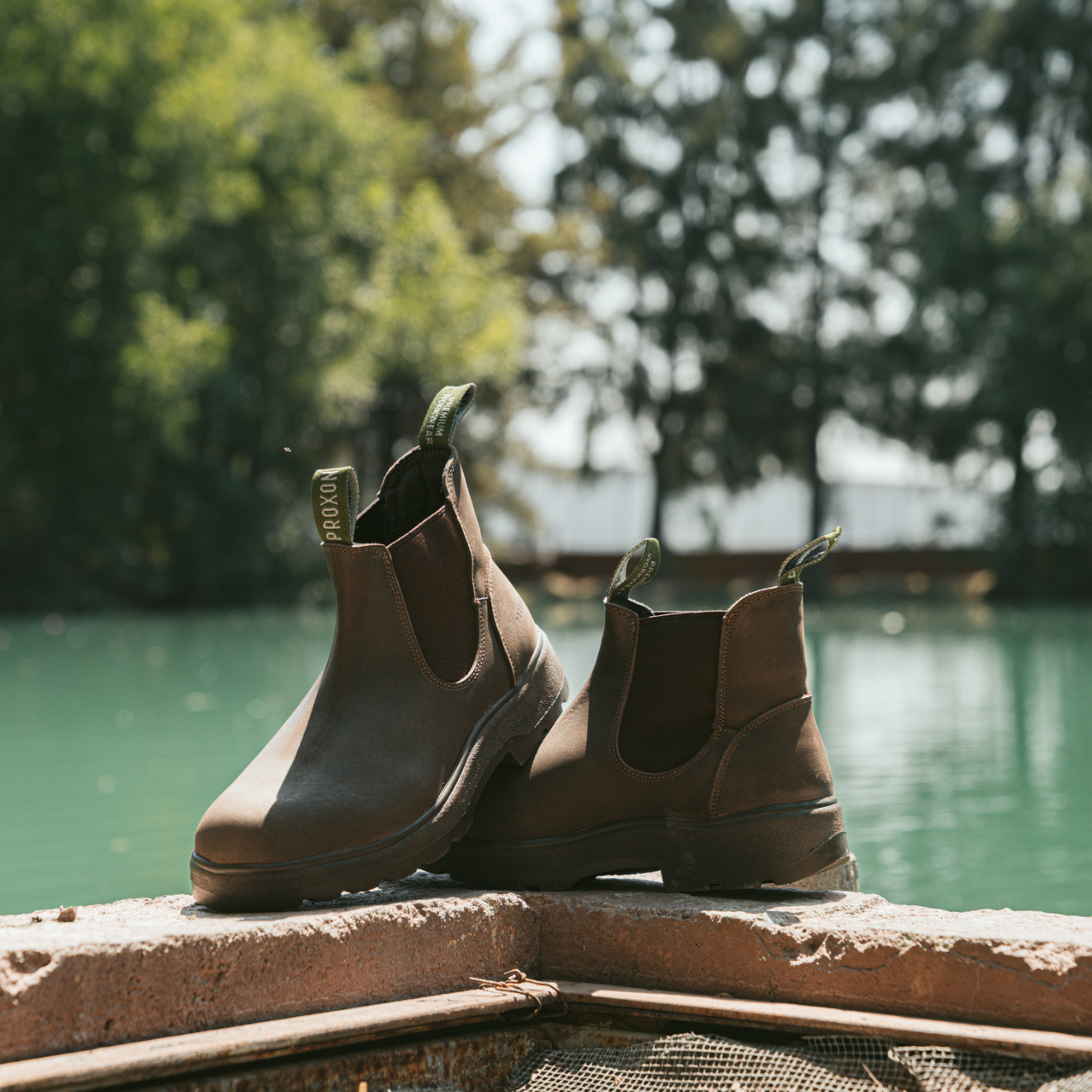 SOFT TOE RAINER CHELSEA WORK BOOT TOBACCO