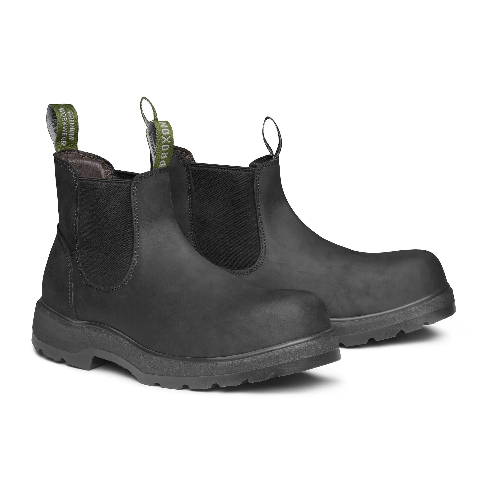 SOFT TOE RAINIER CHELSEA WORK BOOT BLACK