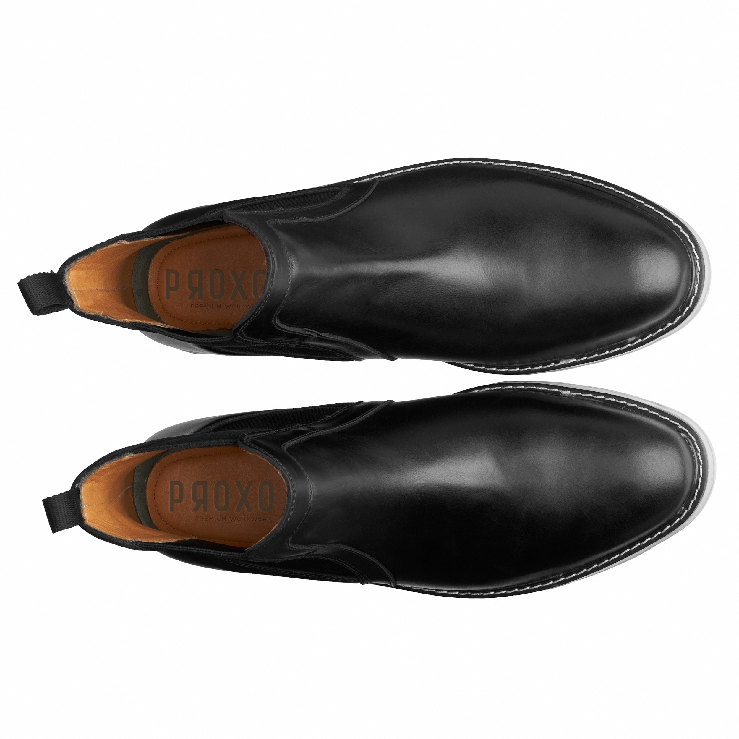 STEEL TOE CHELSEA WORK BOOT BECKS BLACK