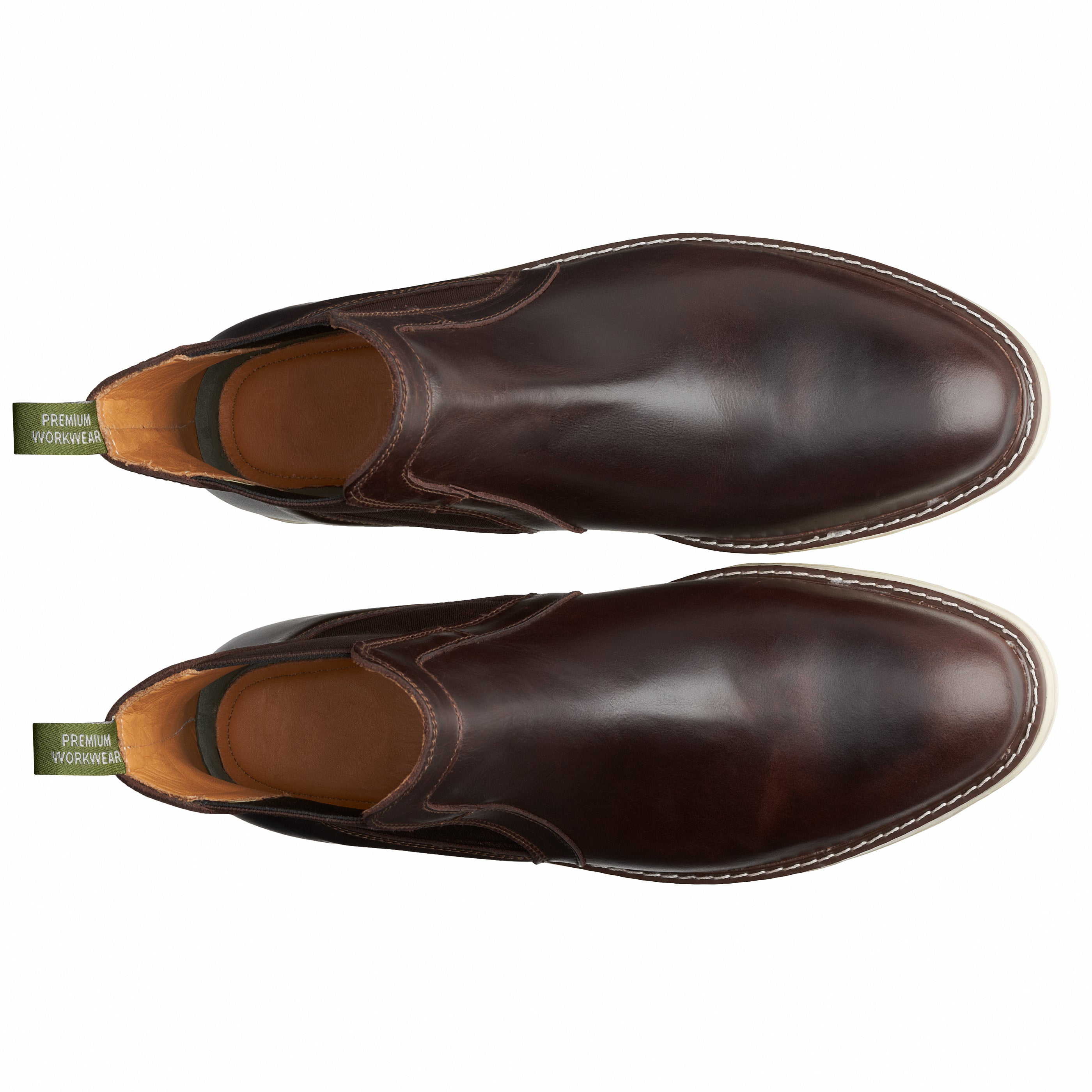 STEEL TOE CHELSEA WORK BOOT BECKS BROWN