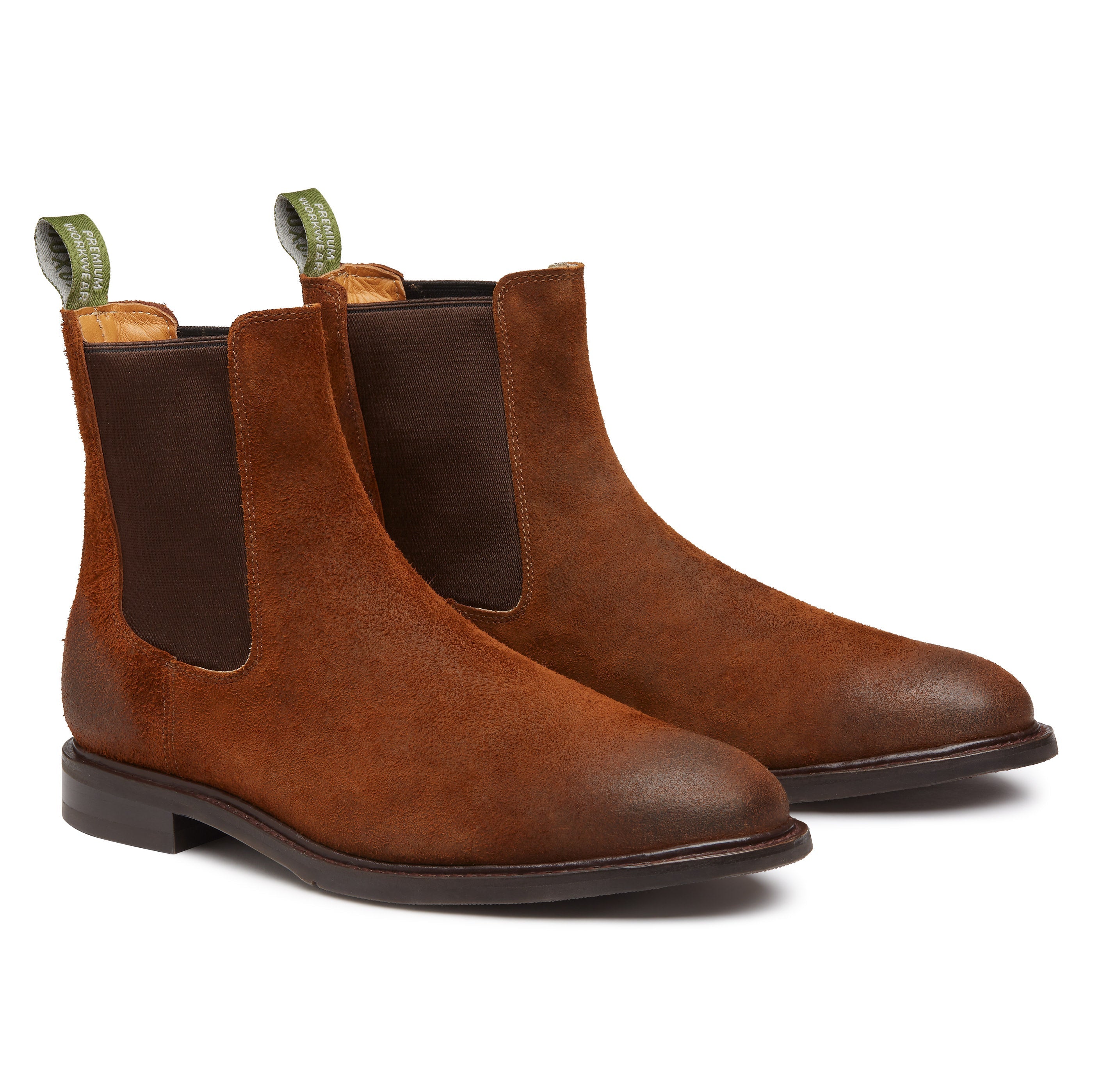 STEEL TOE CHELSEA WORK BOOT BRONX GINGER