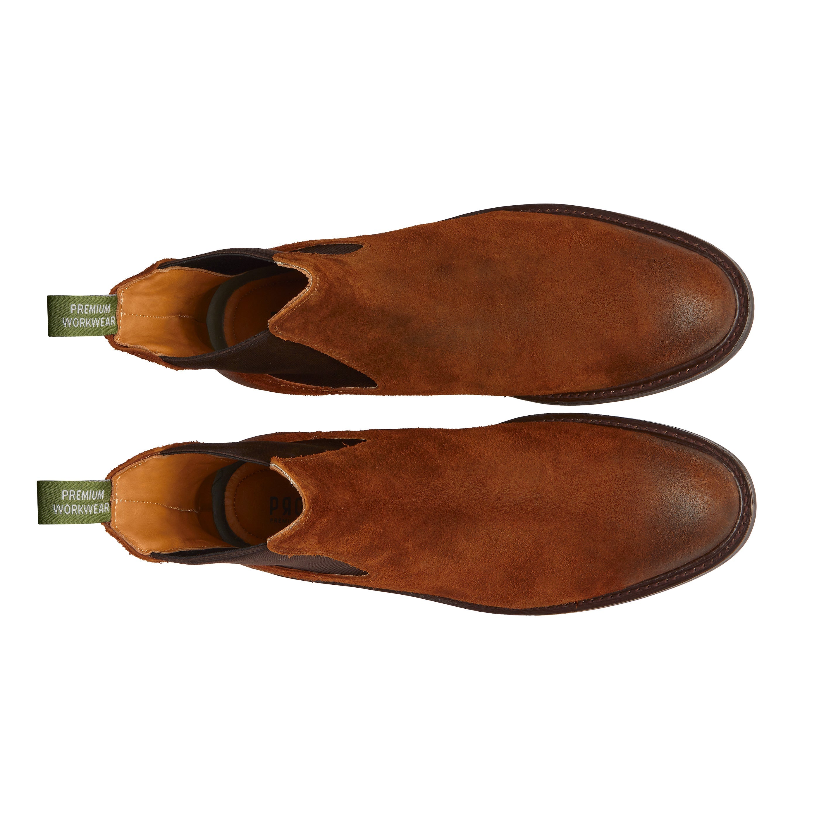 STEEL TOE CHELSEA WORK BOOT BRONX GINGER