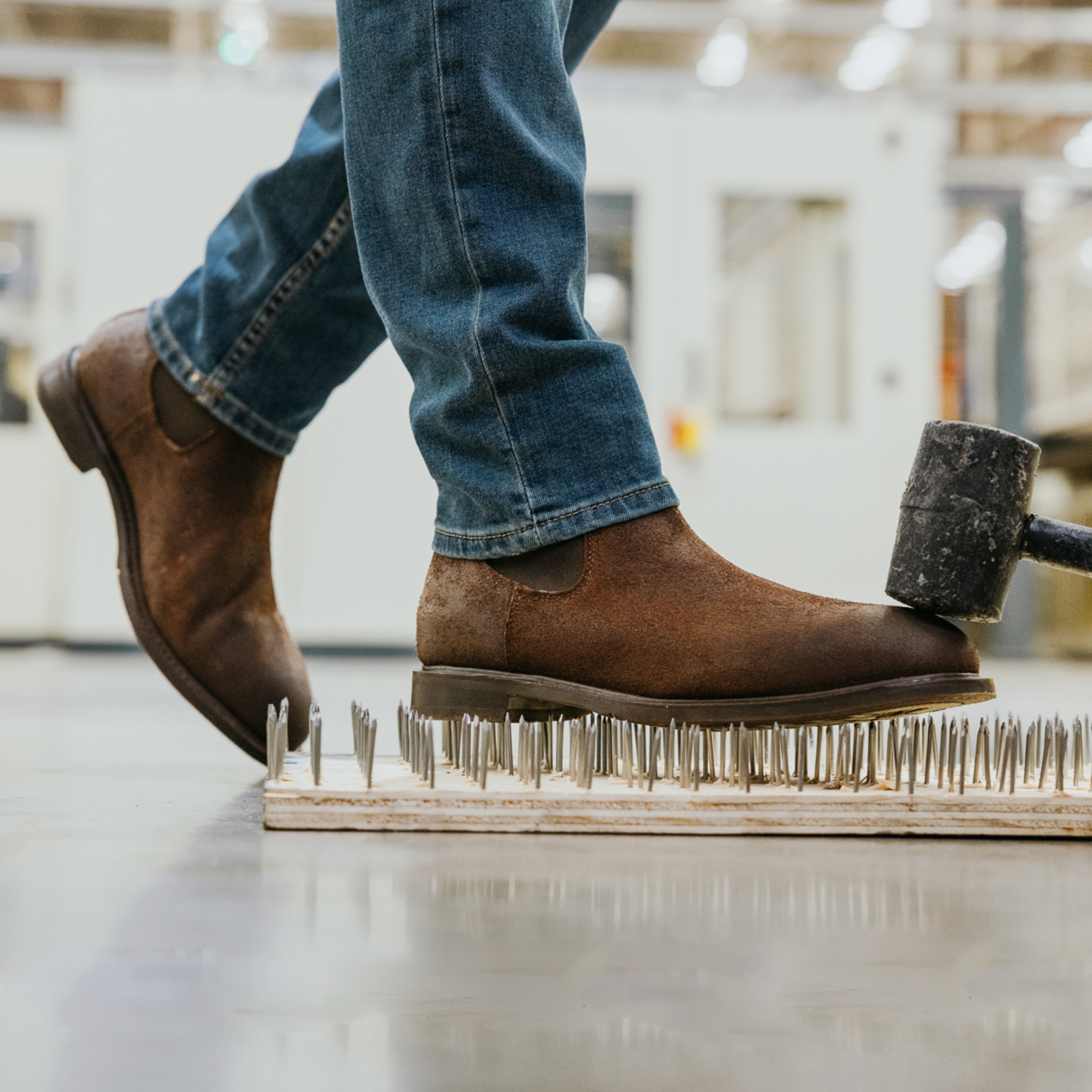 STEEL TOE CHELSEA WORK BOOT BRONX MOKA