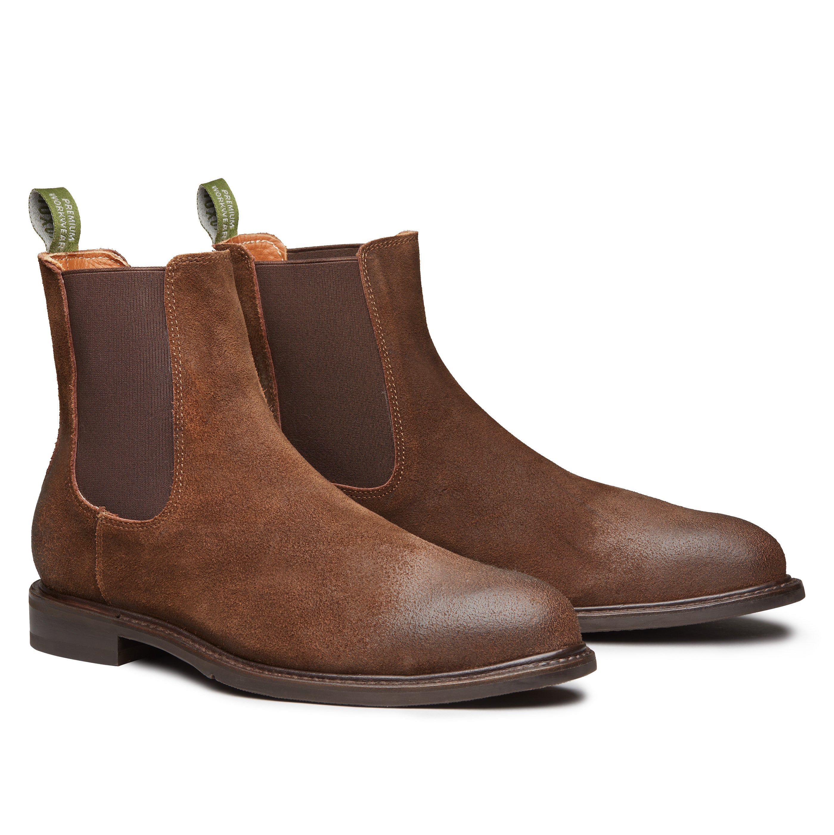 STEEL TOE CHELSEA WORK BOOT BRONX MOKA