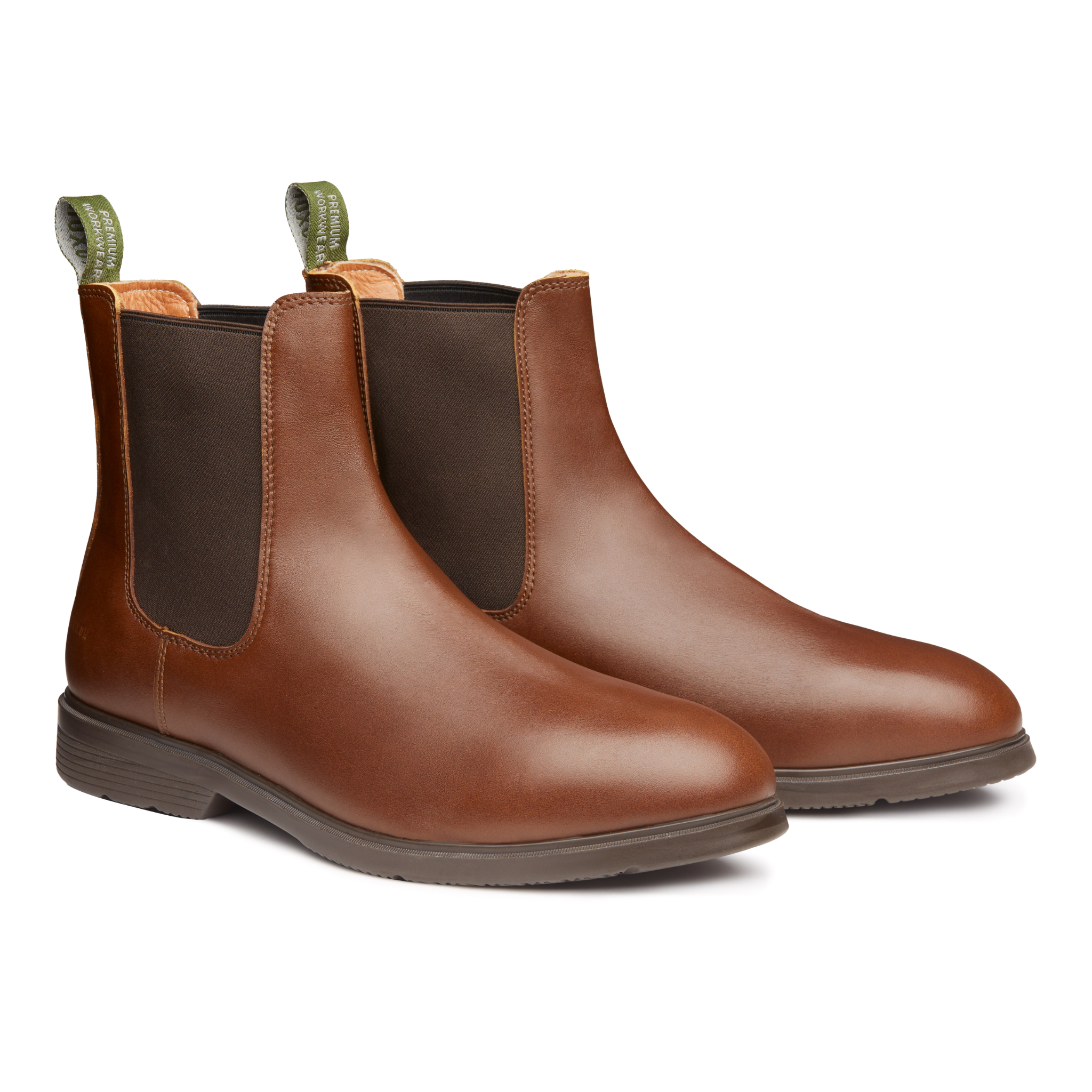 STEEL TOE CHELSEA WORK BOOT TULSA AMBER