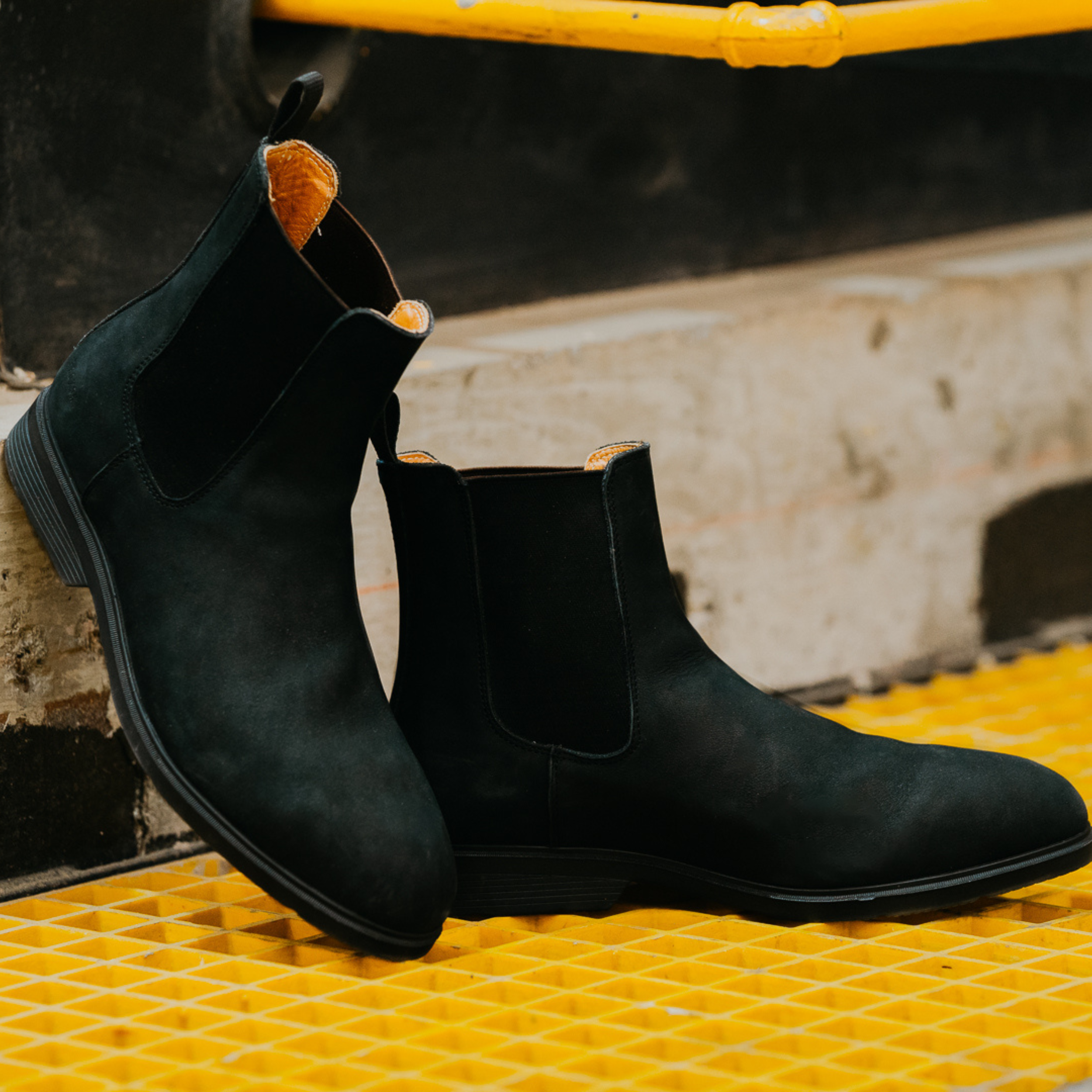 STEEL TOE CHELSEA WORK BOOT TULSA BLACK MATTE