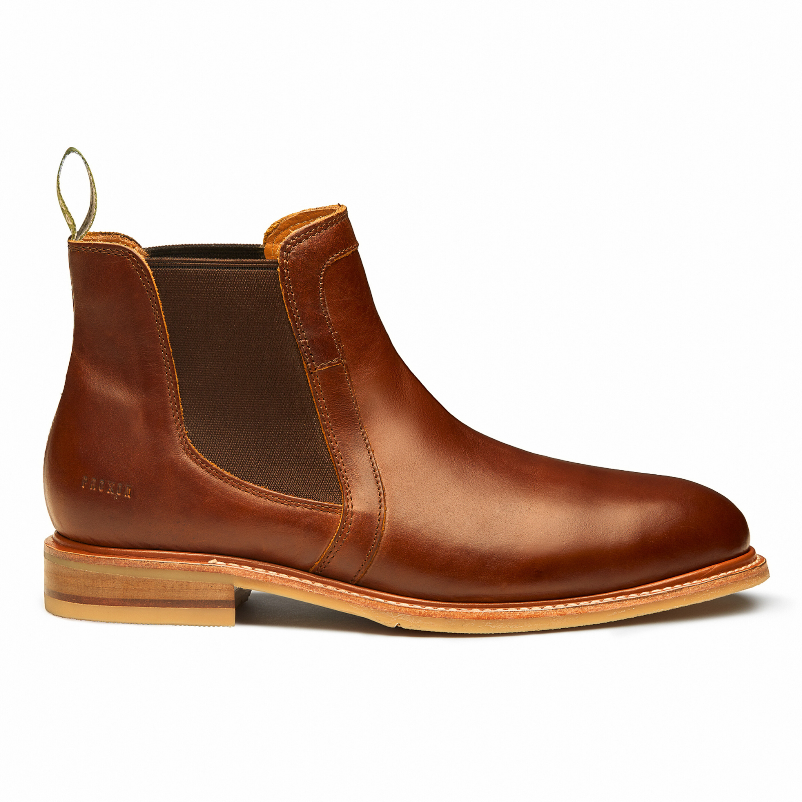STEEL TOE CHELSEA WORK BOOT WALLACE AMBER