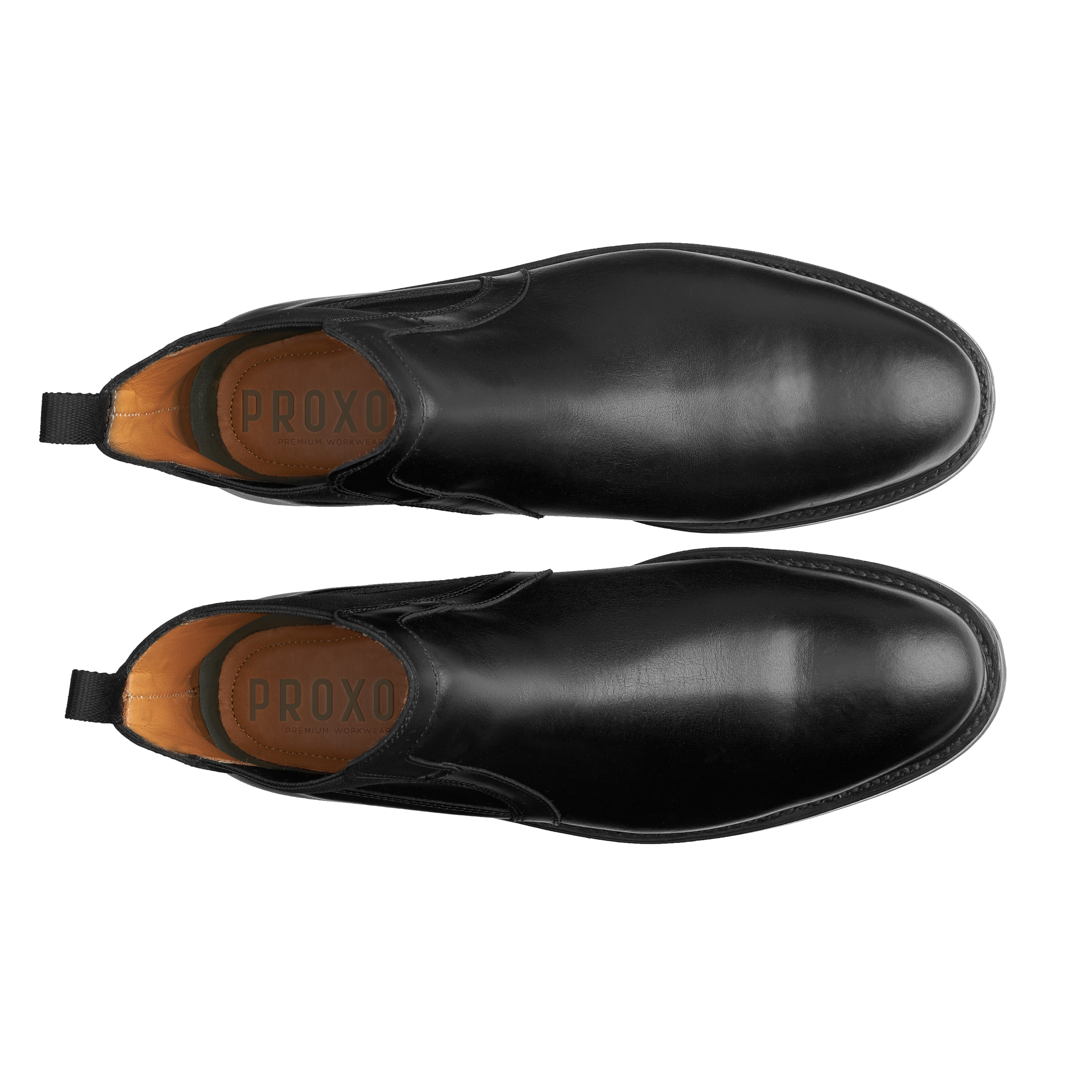 STEEL TOE CHELSEA WORK BOOT WALLACE BLACK