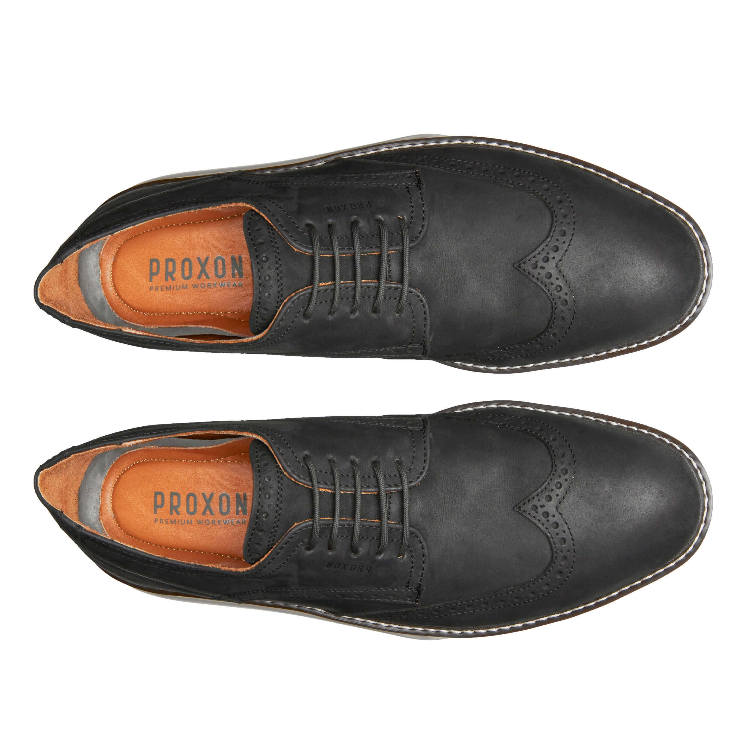 STEEL TOE DERBY WORK SHOE MASTER BLACK MATTE