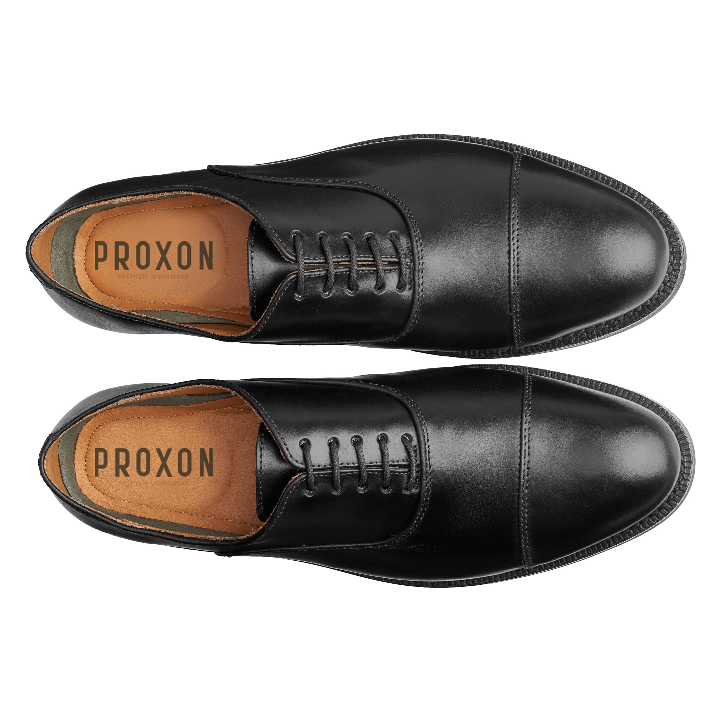 STEEL TOE EXECUTIVE WORK SHOE CEO BLACK