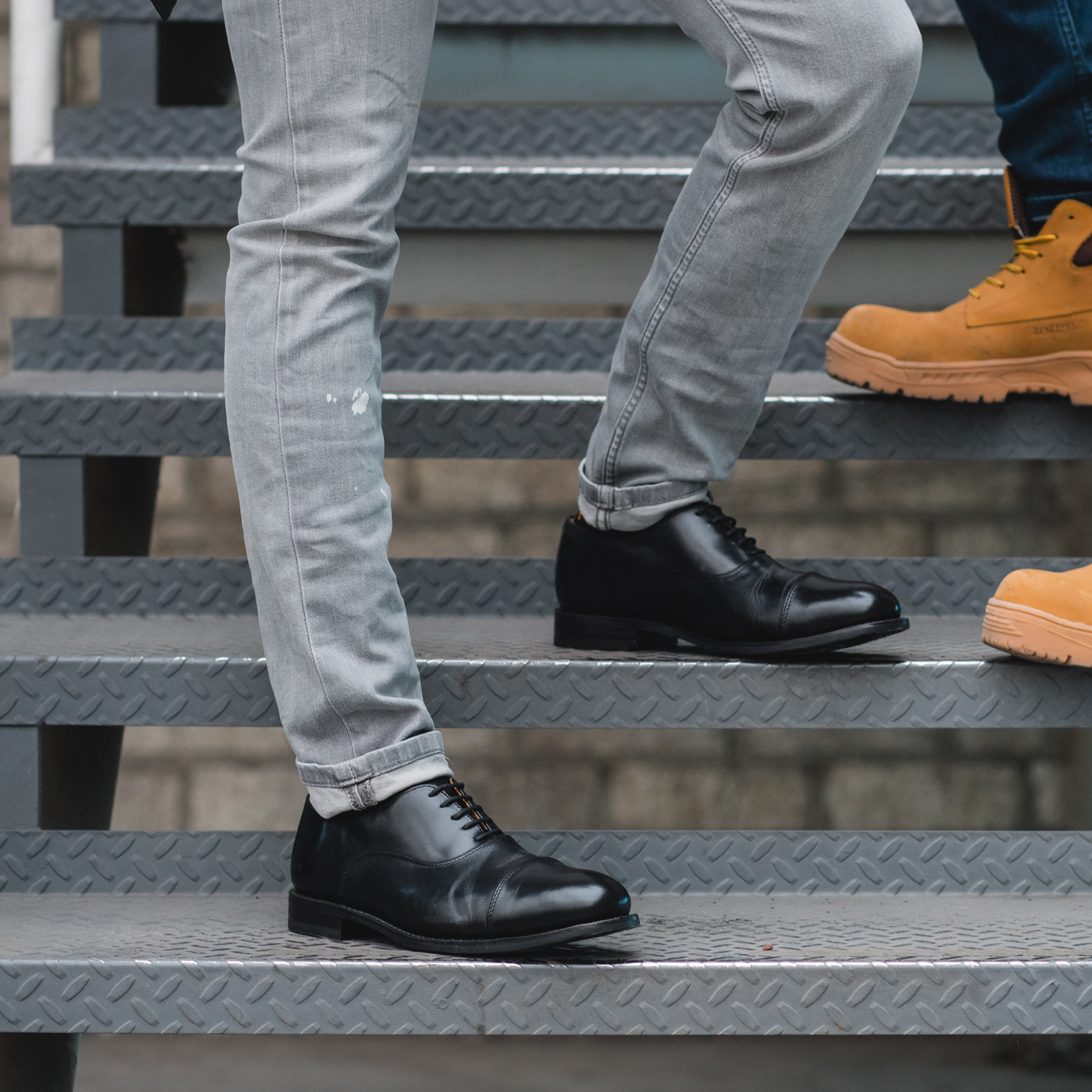 STEEL TOE EXECUTIVE WORK SHOE CEO BLACK