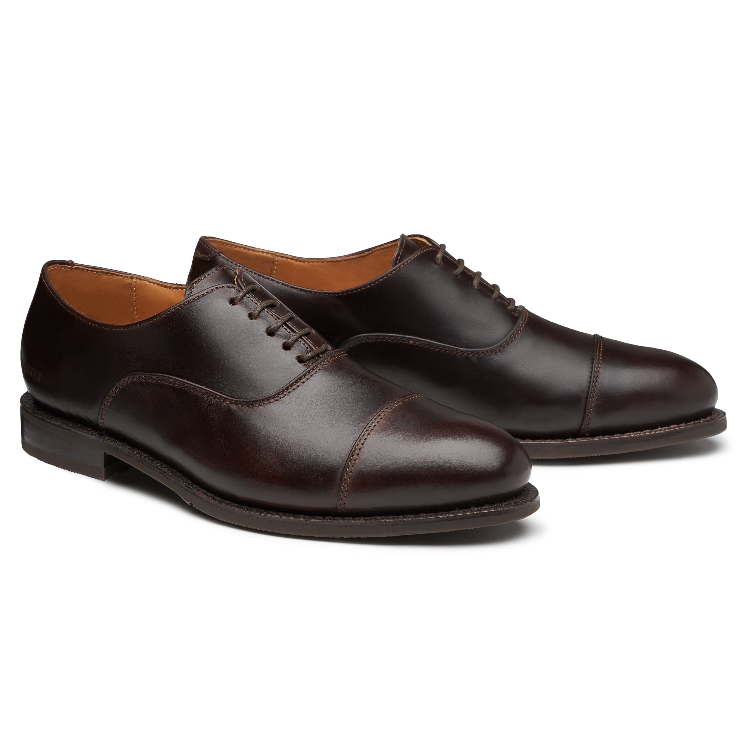 STEEL TOE EXECUTIVE WORK SHOE CEO BROWN