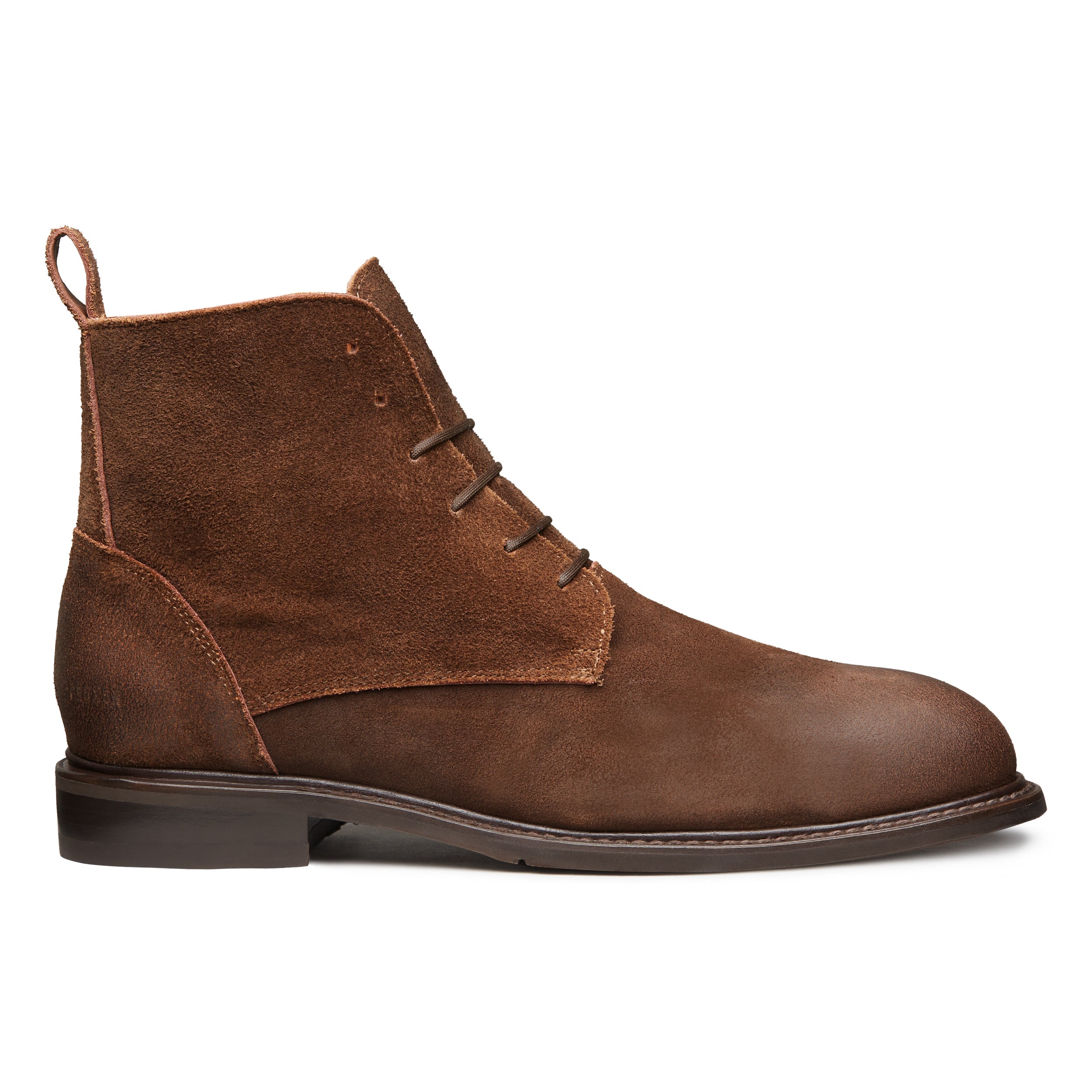 STEEL TOE LACE UP WORK BOOT MICH  MOKA