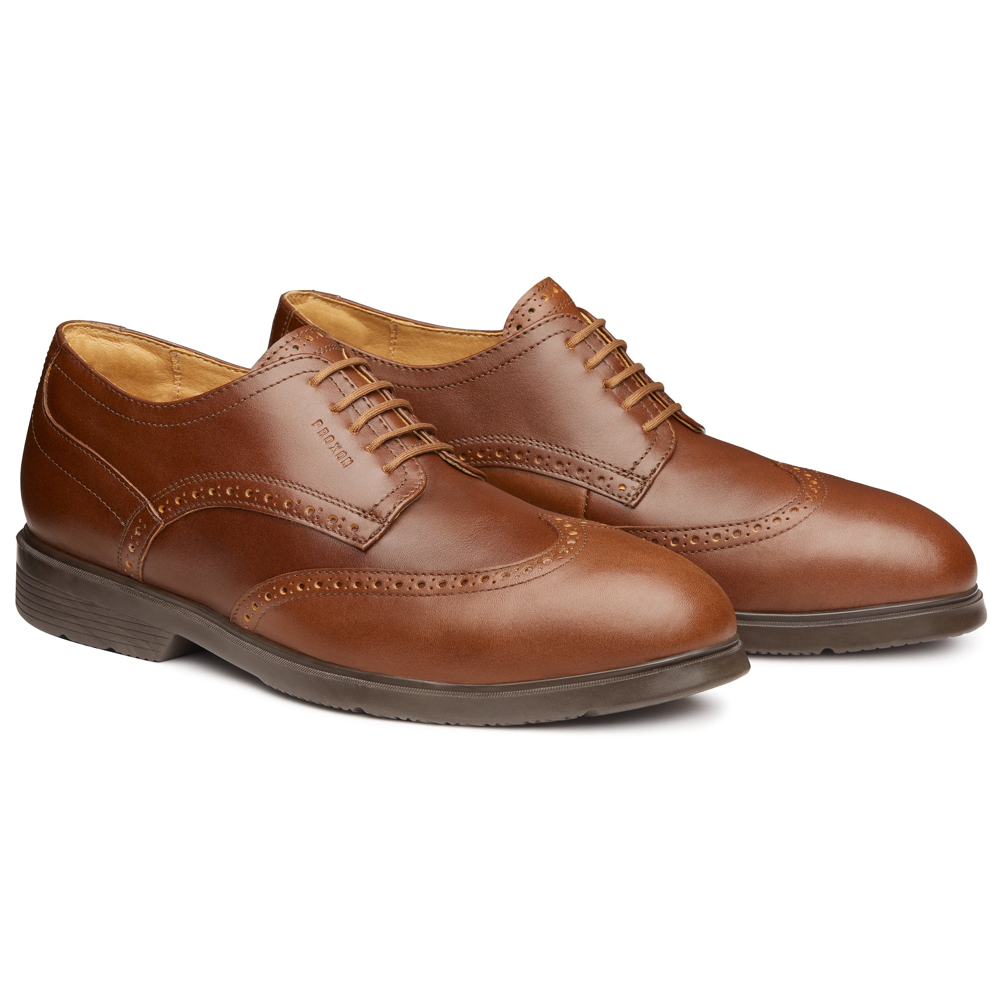 STEEL TOE OXFORD WORK SHOE CAPTAIN AMBER