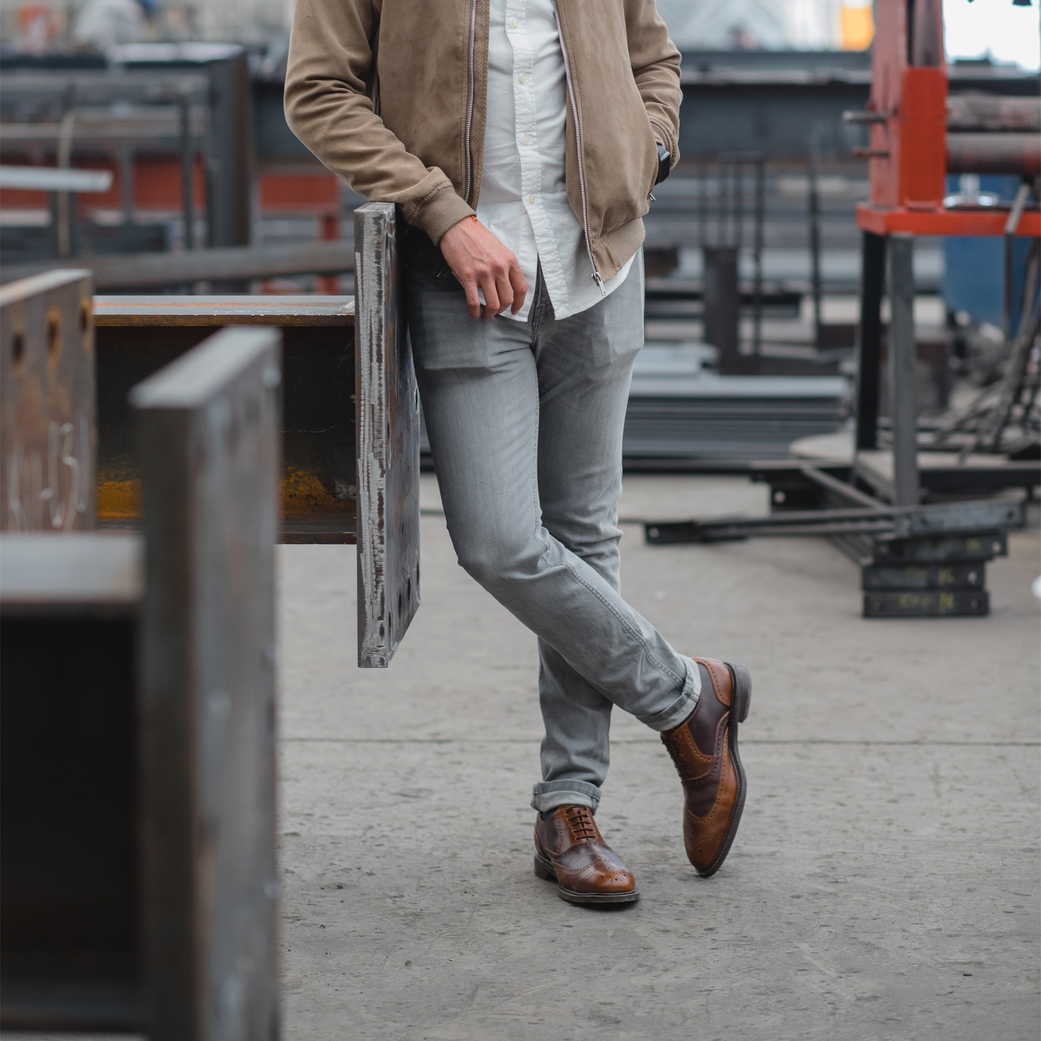 STEEL TOE OXFORD WORK SHOE EAGLE