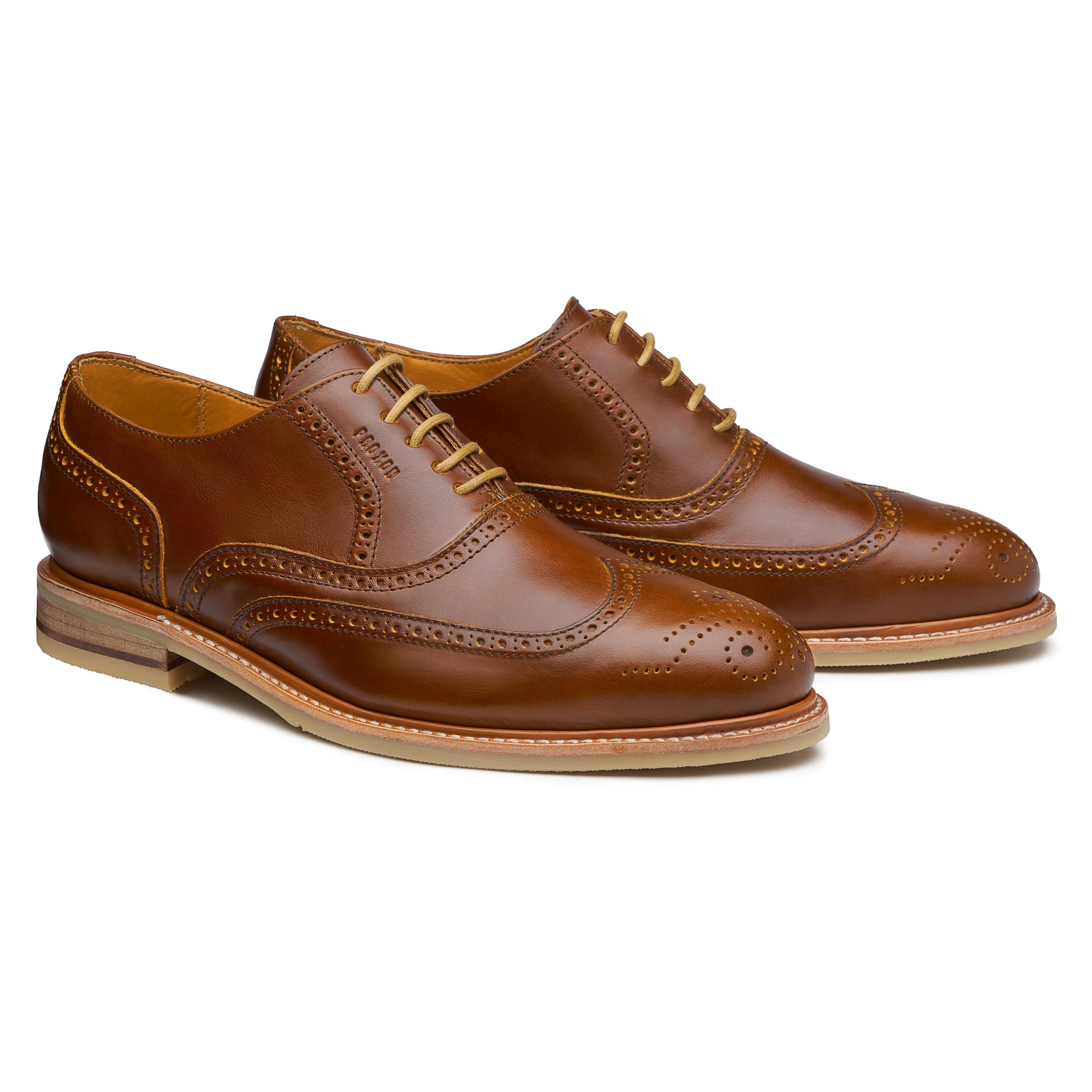 STEEL TOE OXFORD WORK SHOE PILOT AMBER