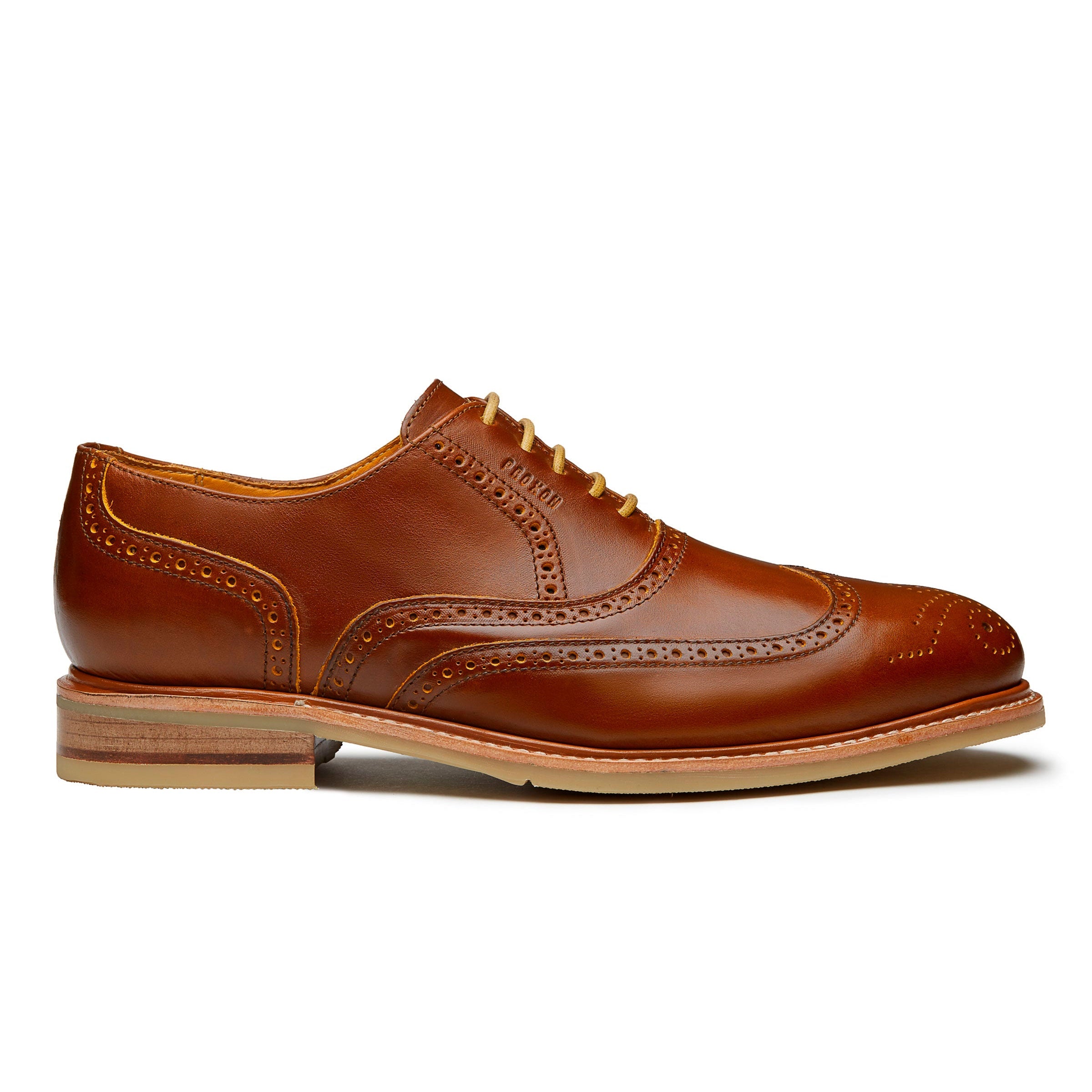 STEEL TOE OXFORD WORK SHOE PILOT AMBER