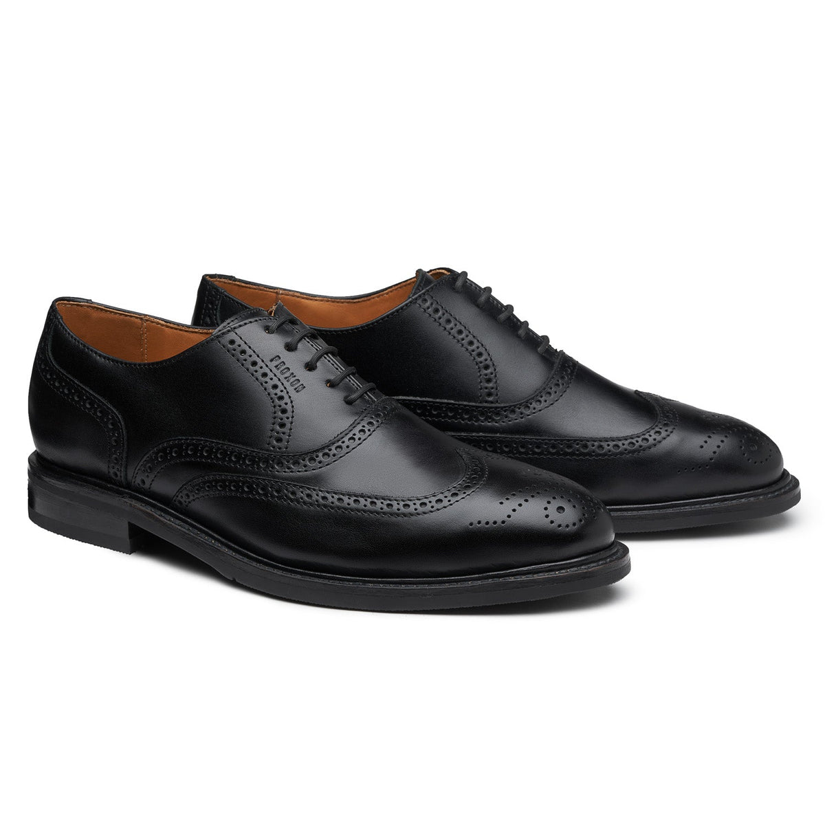 STEEL TOE OXFORD WORK SHOE PILOT BLACK