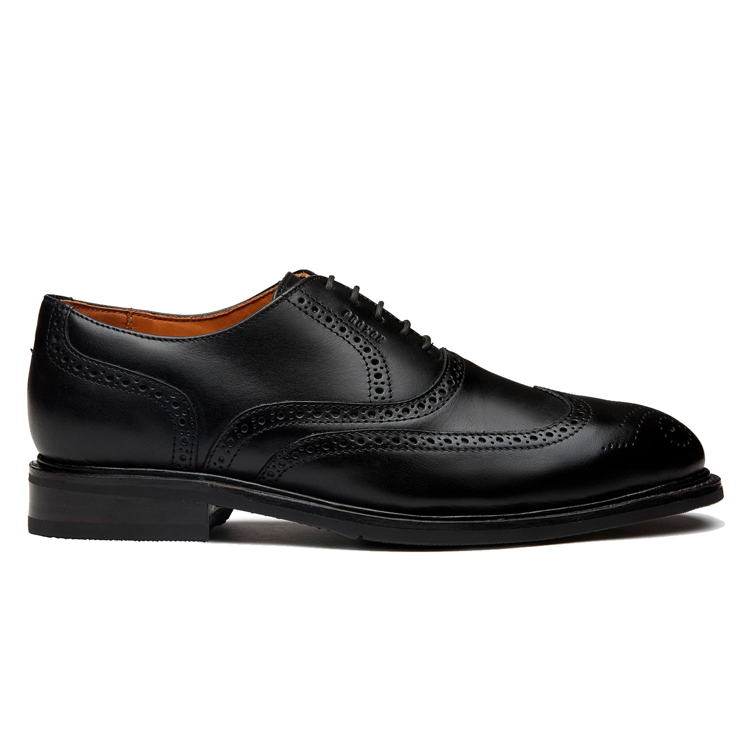 STEEL TOE OXFORD WORK SHOE PILOT BLACK
