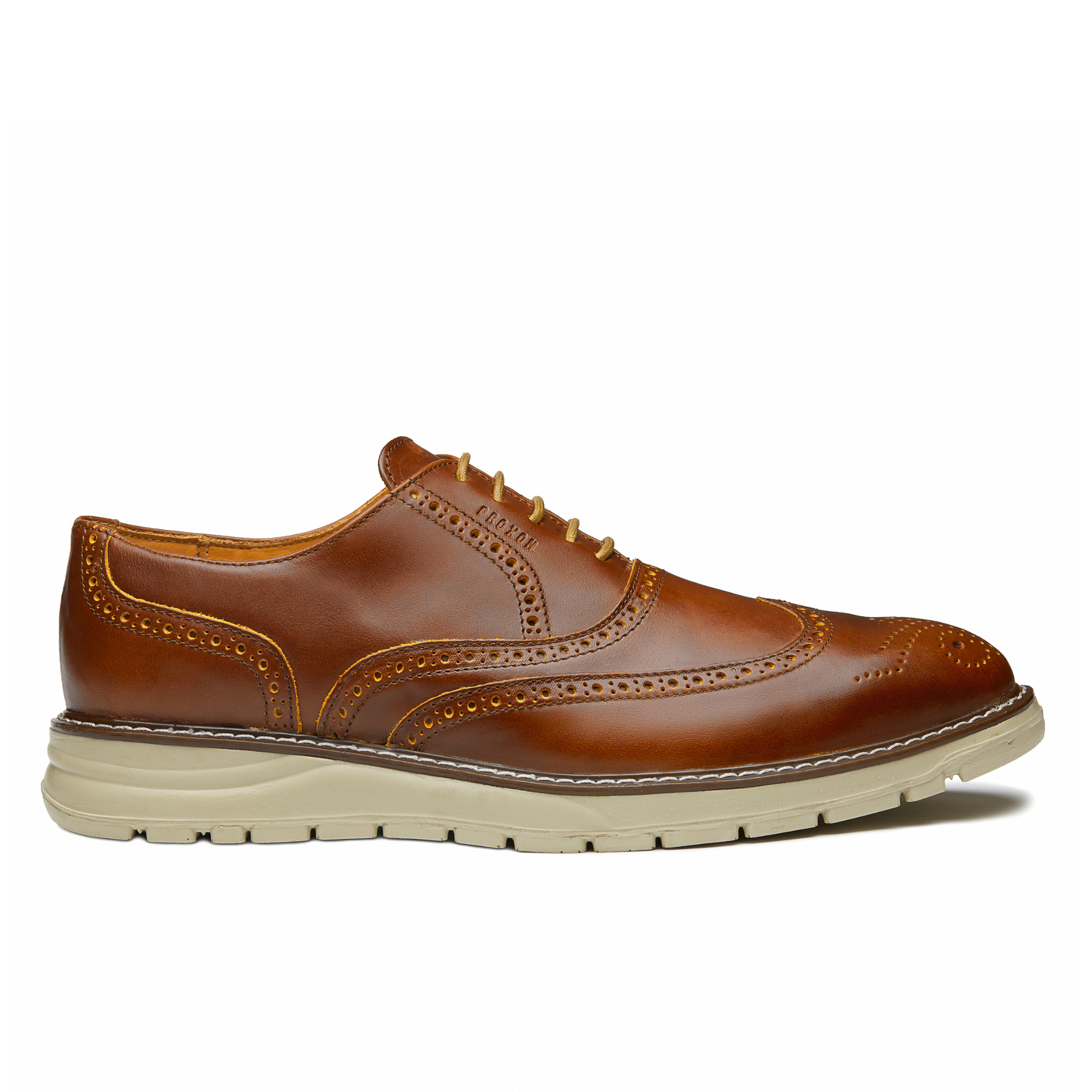 STEEL TOE OXFORD WORK SHOE VOLTA AMBER