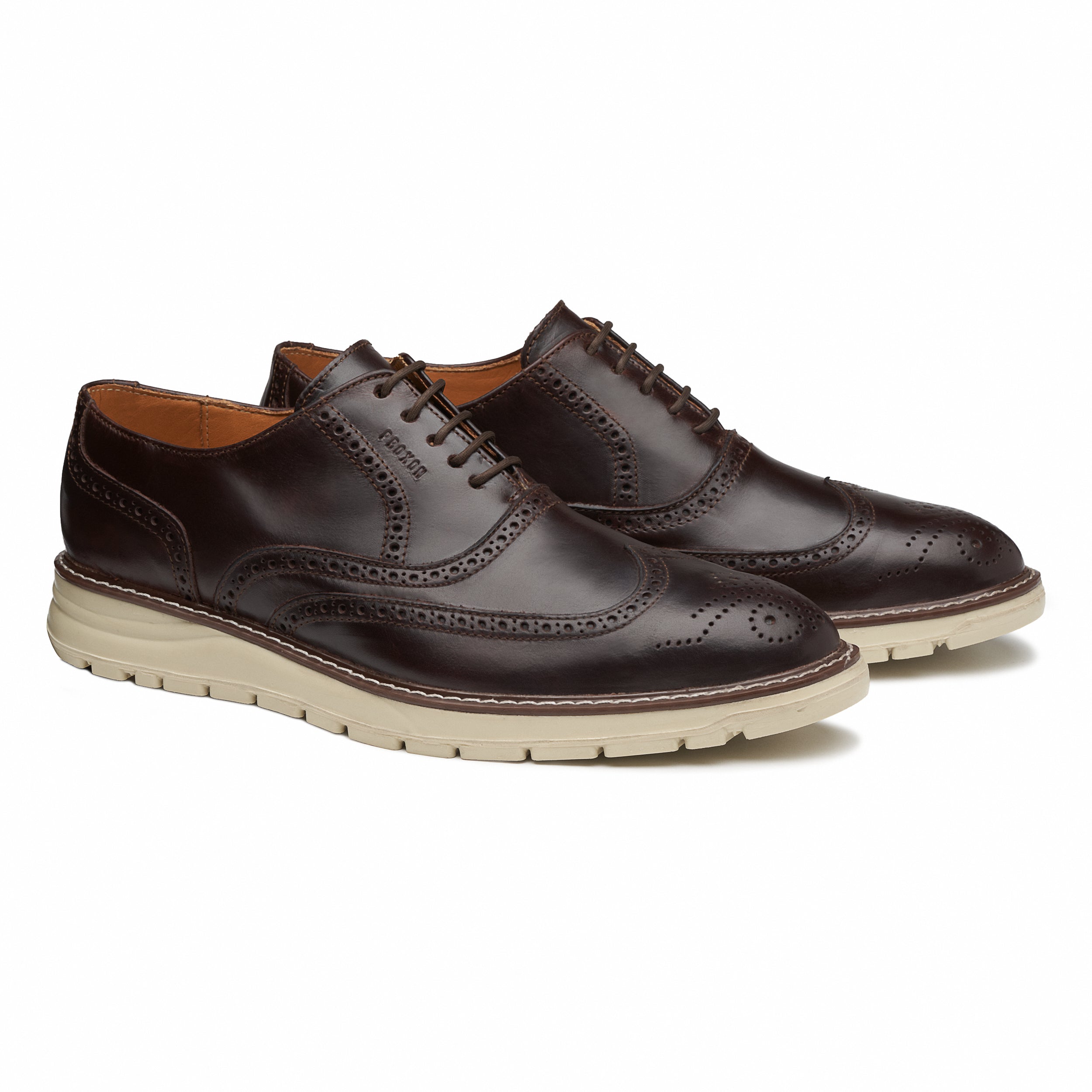 STEEL TOE OXFORD WORK SHOE VOLTA BROWN