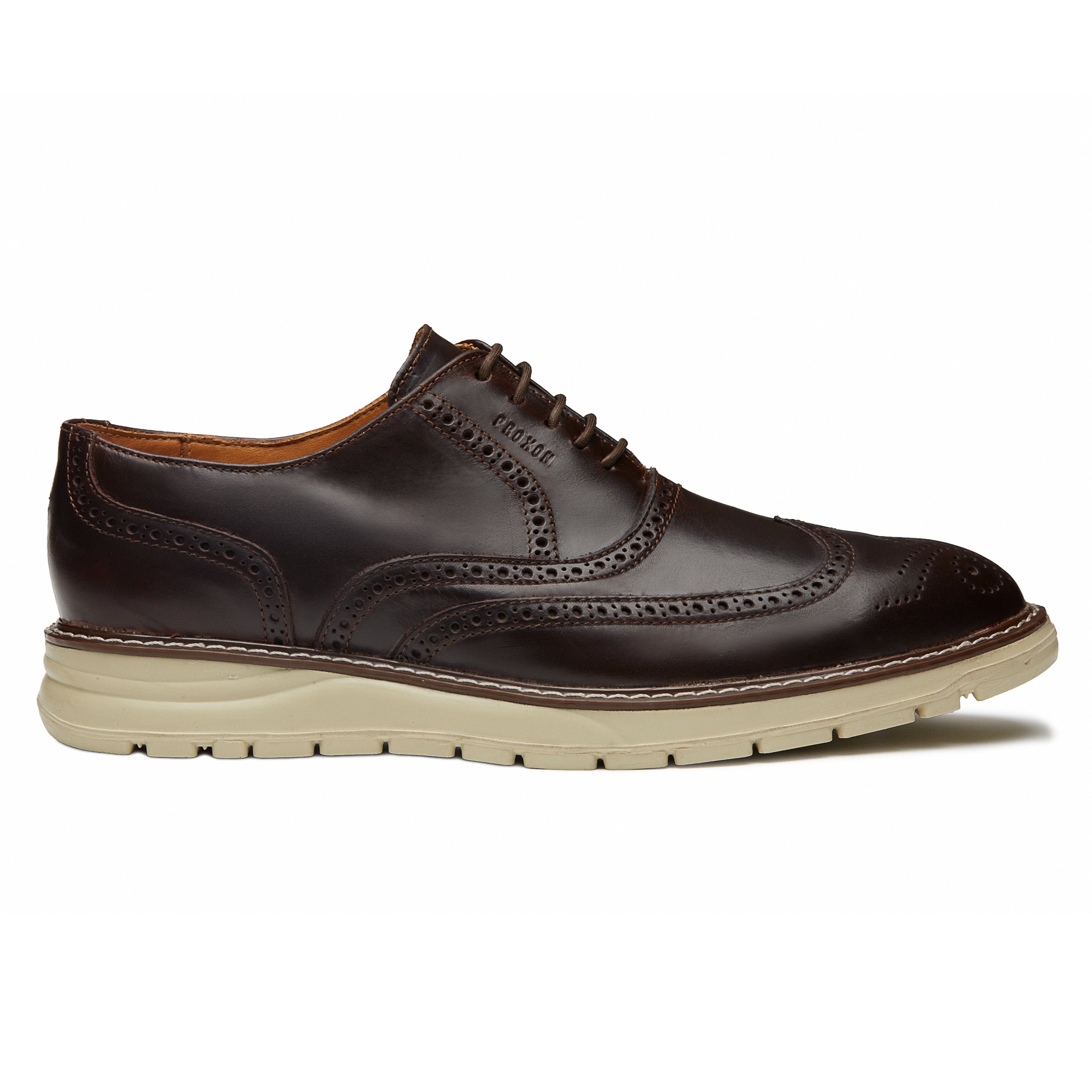 STEEL TOE OXFORD WORK SHOE VOLTA BROWN
