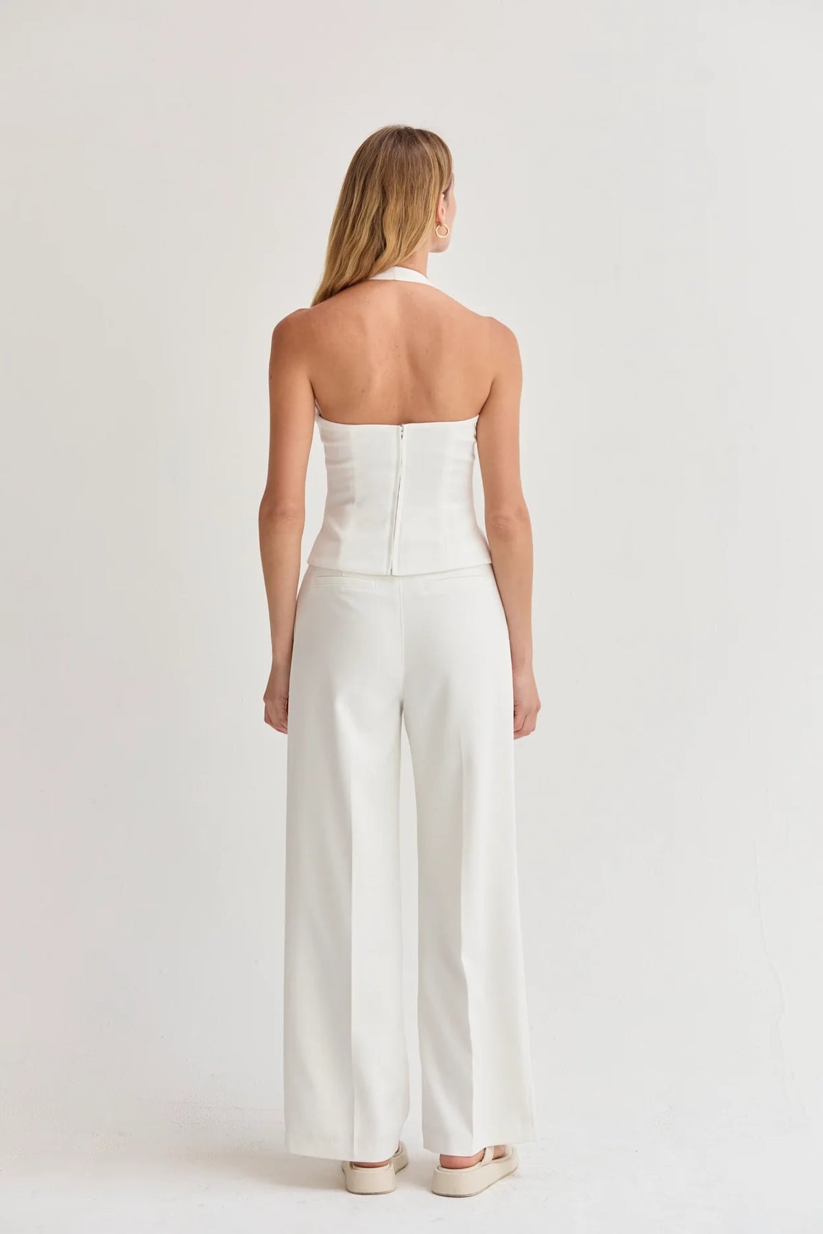 Sasha Tailored Halter Top