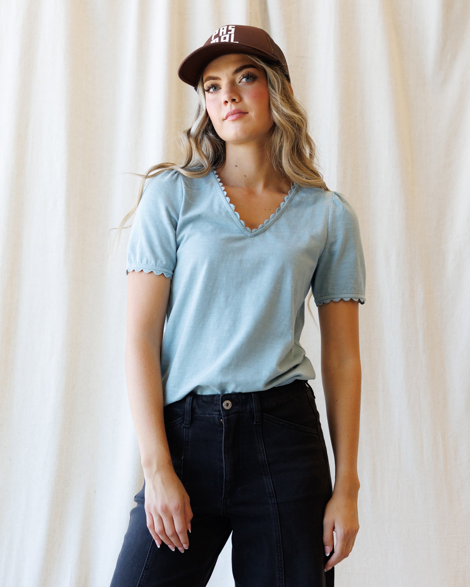 Scallop Tee