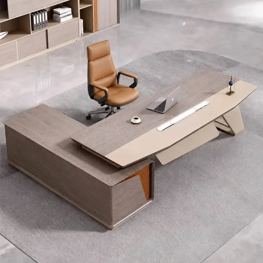 Seguin · Modern L-Shaped Executive Desk