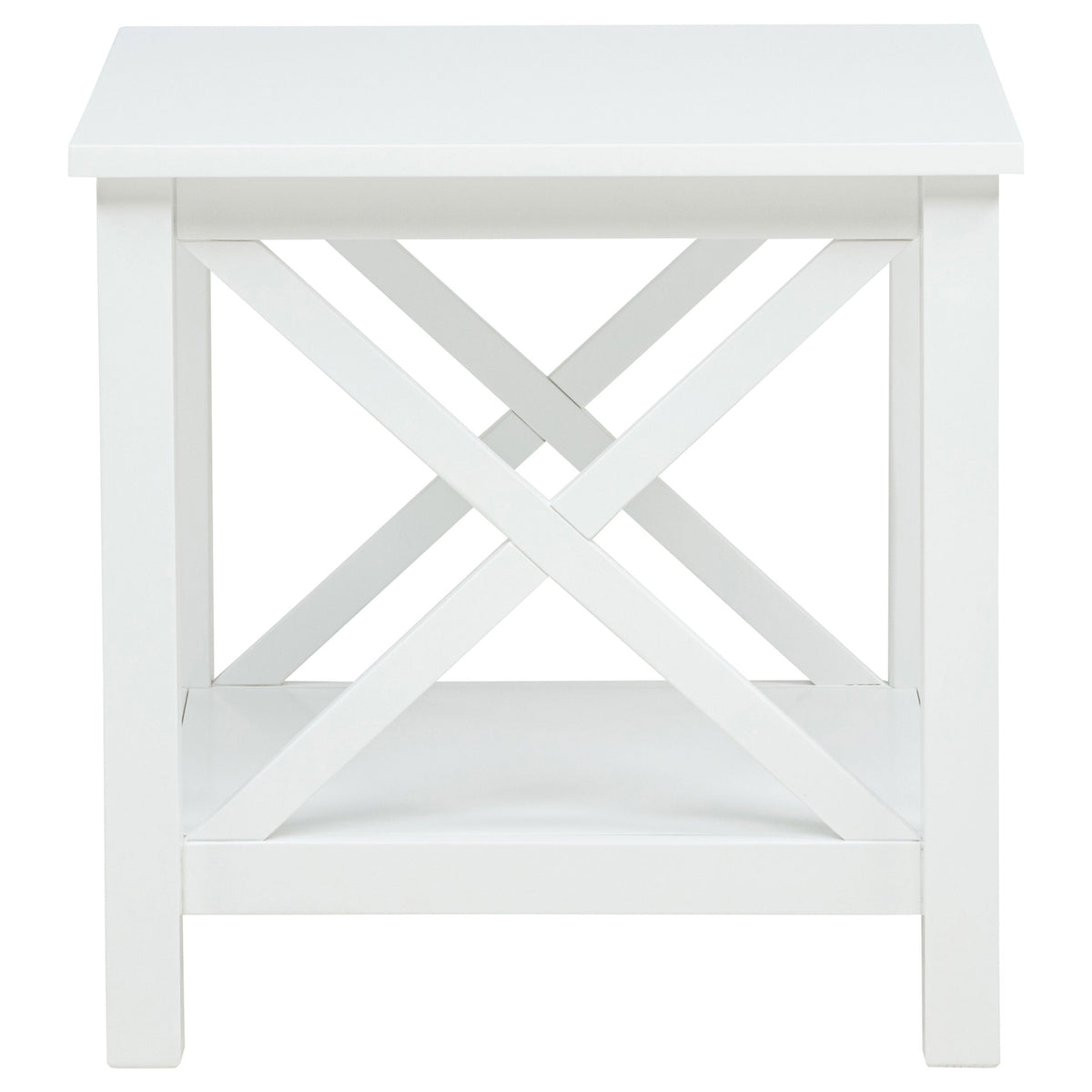 Skyview 2-piece Rectangular Lift Top Coffee Table Set White