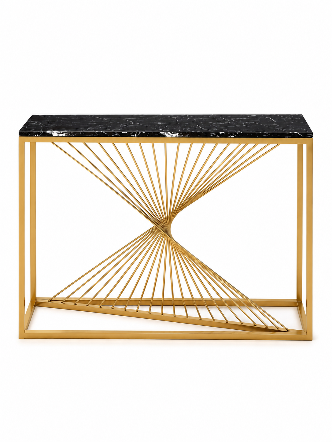 Sleek Modern Console with Artistic Flair