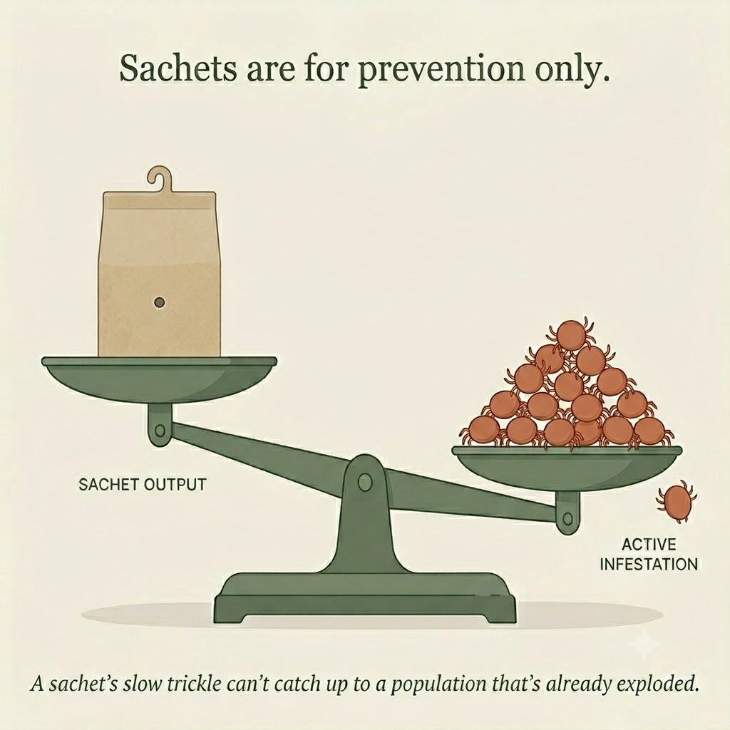 Special Blend Slow-Release Prevention Sachets