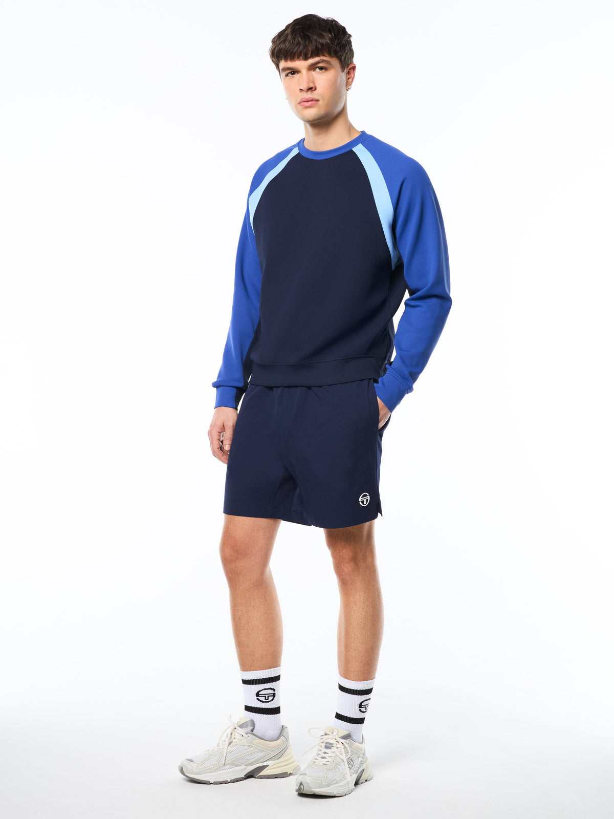 Sportivo Crewneck-Maritime Blue
