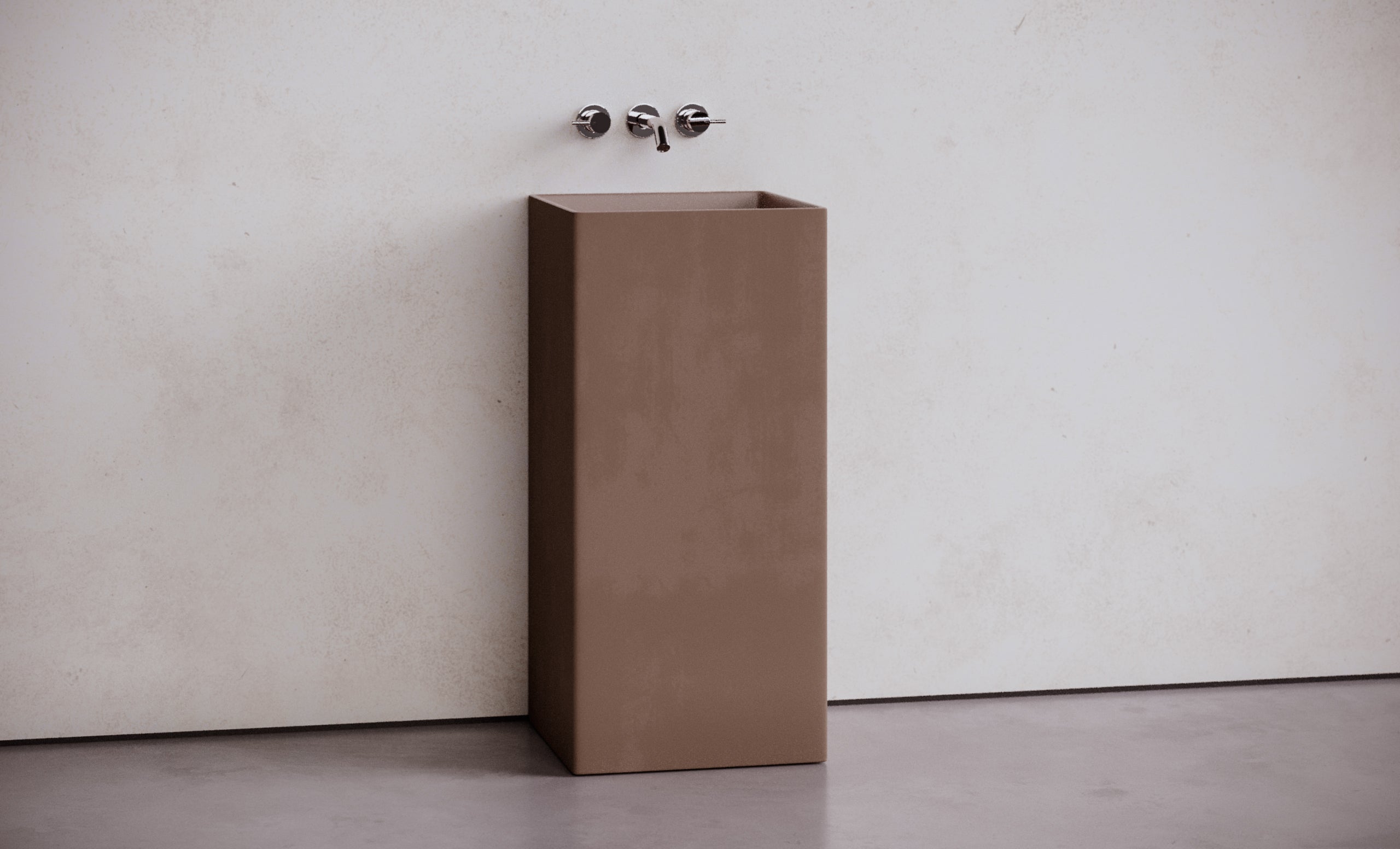 Square Pedestal Sink
