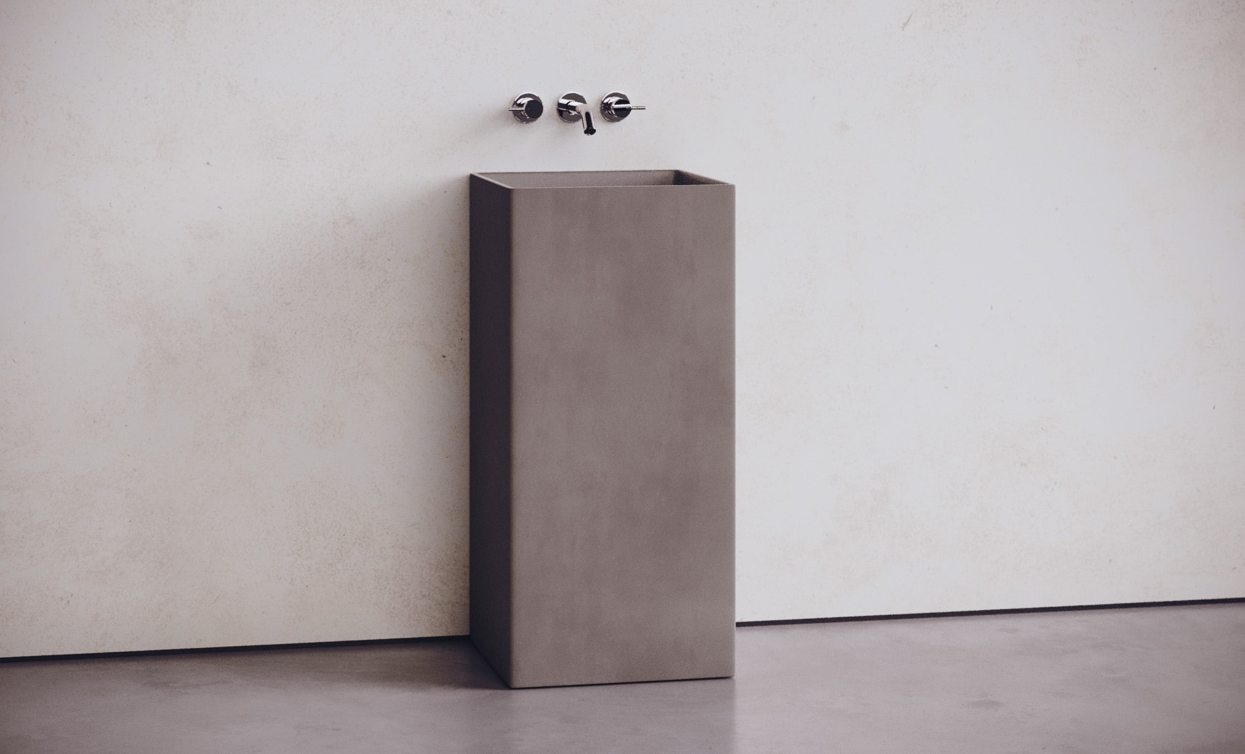 Square Pedestal Sink