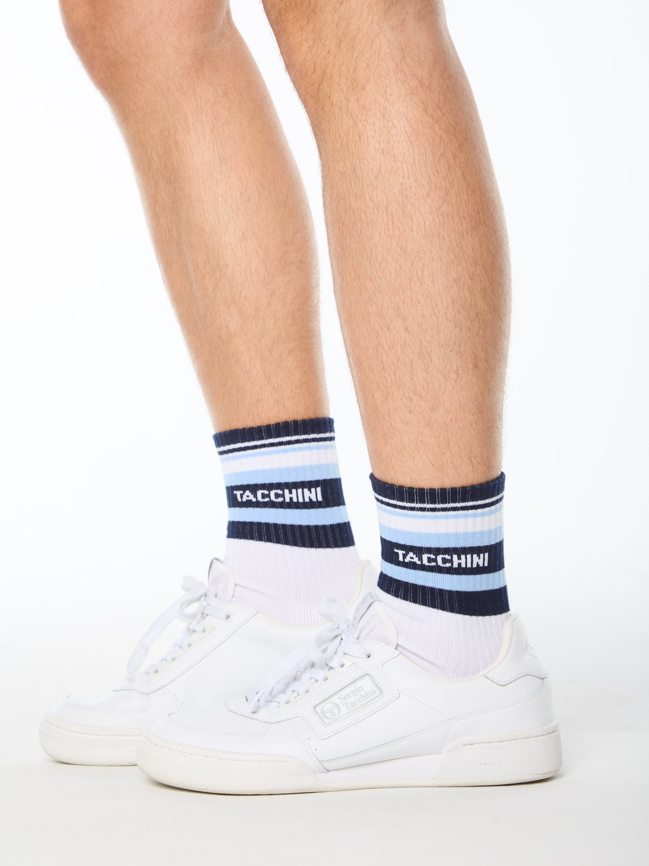 Strisce Sock-Brilliant White