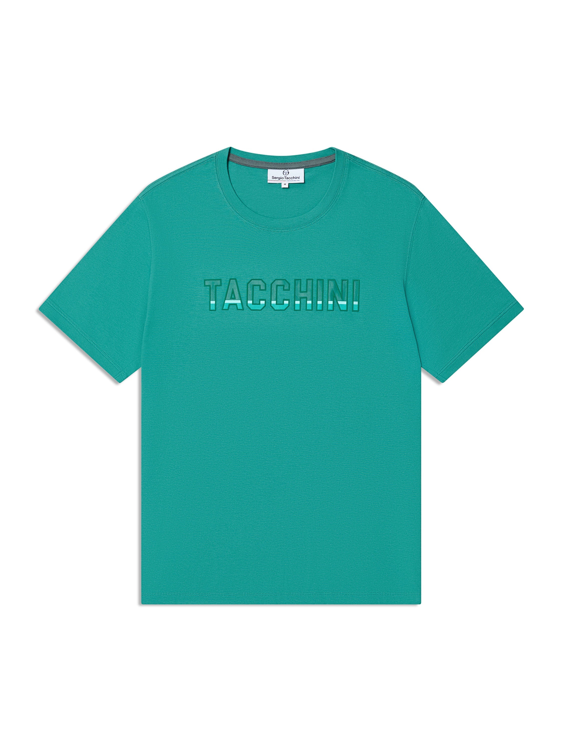 Strisce T-Shirt-Bottle Green